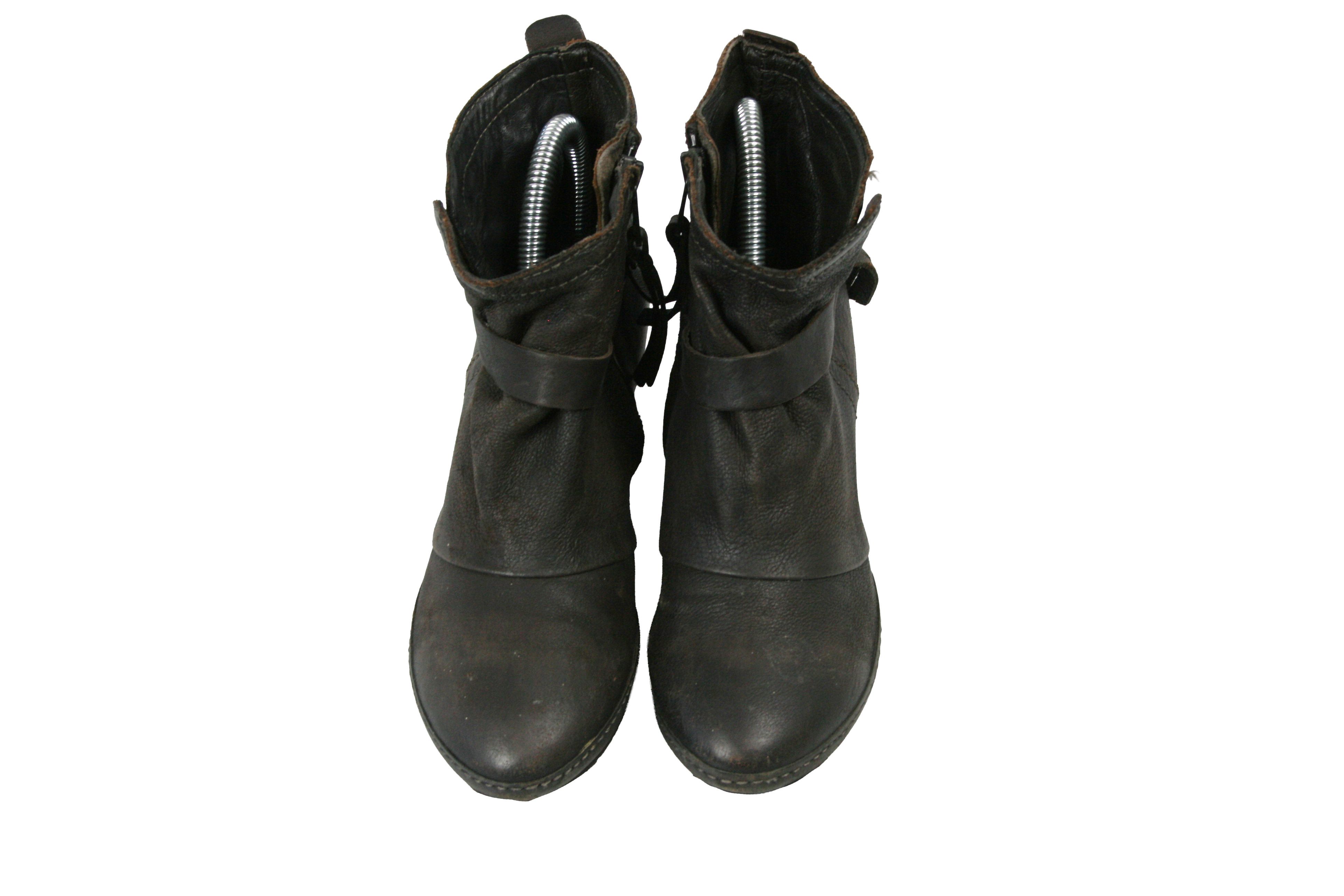 A.S.98 00S Airstep Grunge Avant Garde Heeled Boots Vintage Size US 6 / IT 36 - 8 Thumbnail