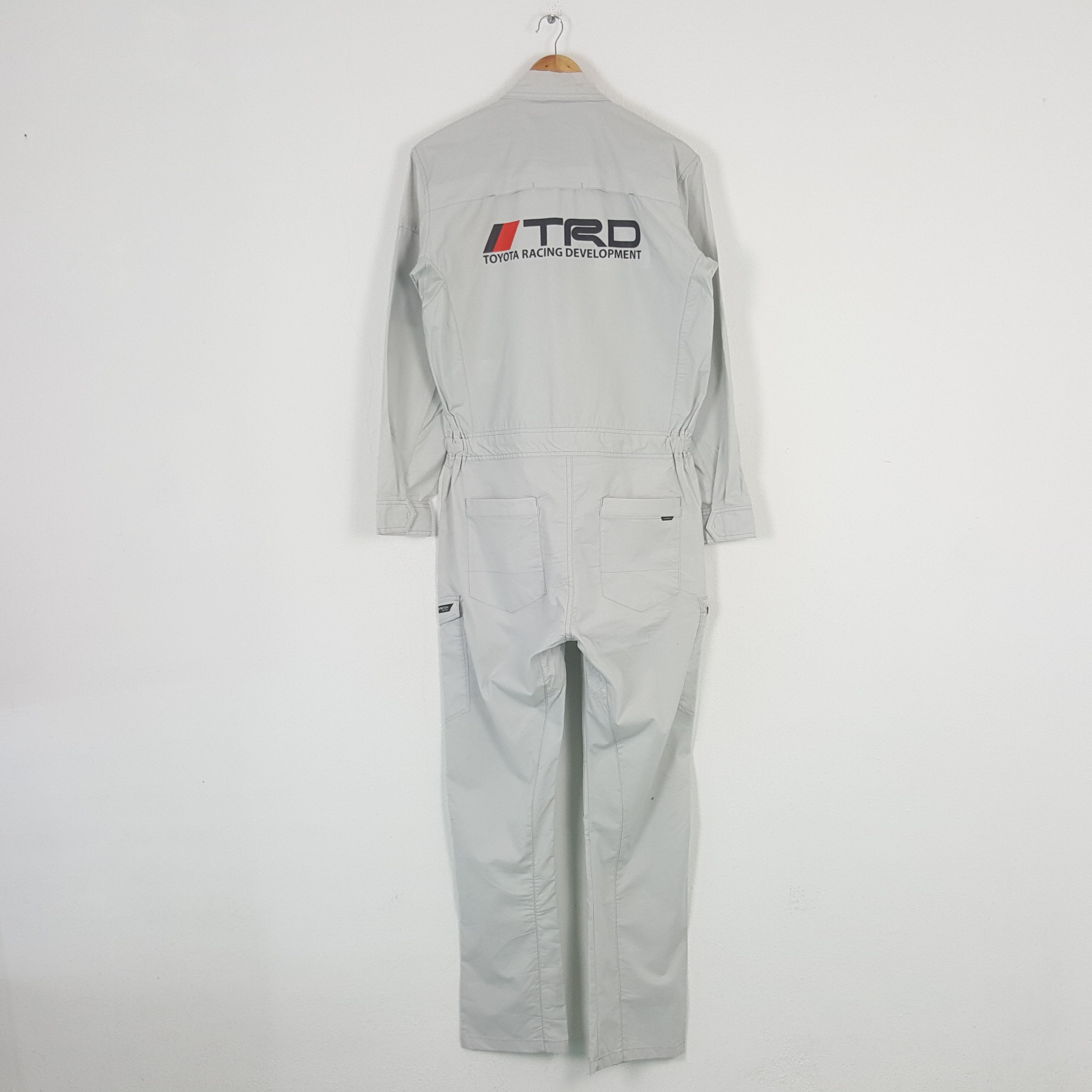 Japanese Brand × Vintage Vintage Toyota Racing TRD Japanese Coverall Jacket C283N22 Size US M / EU 48-50 / 2 - 1 Thumbnail