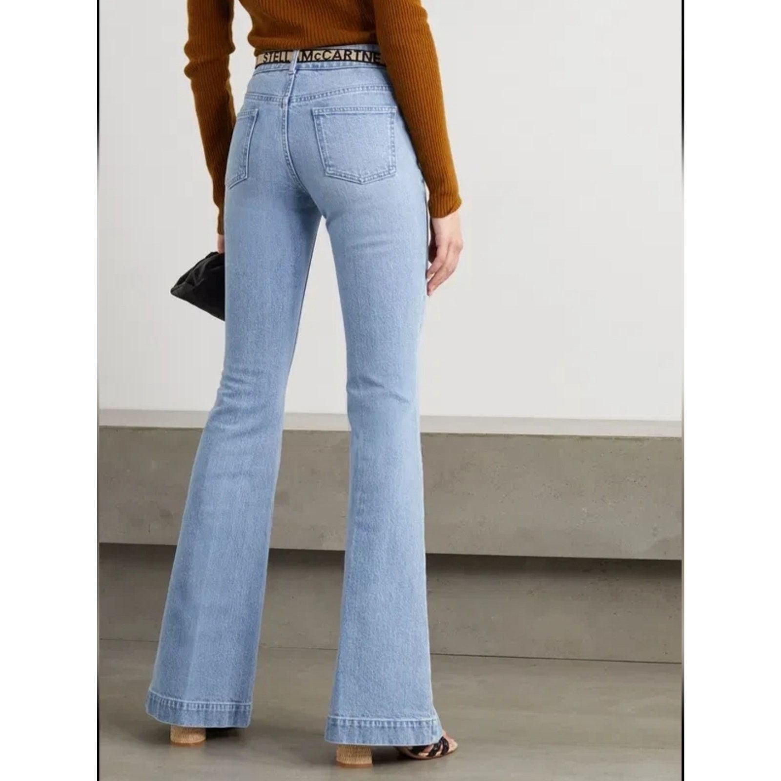 Stella McCartney Stella Mccartney Salt & Pepper Belted Mid-Rise Jeans 27 Size 27" / US 4 / IT 40 - 2 Thumbnail