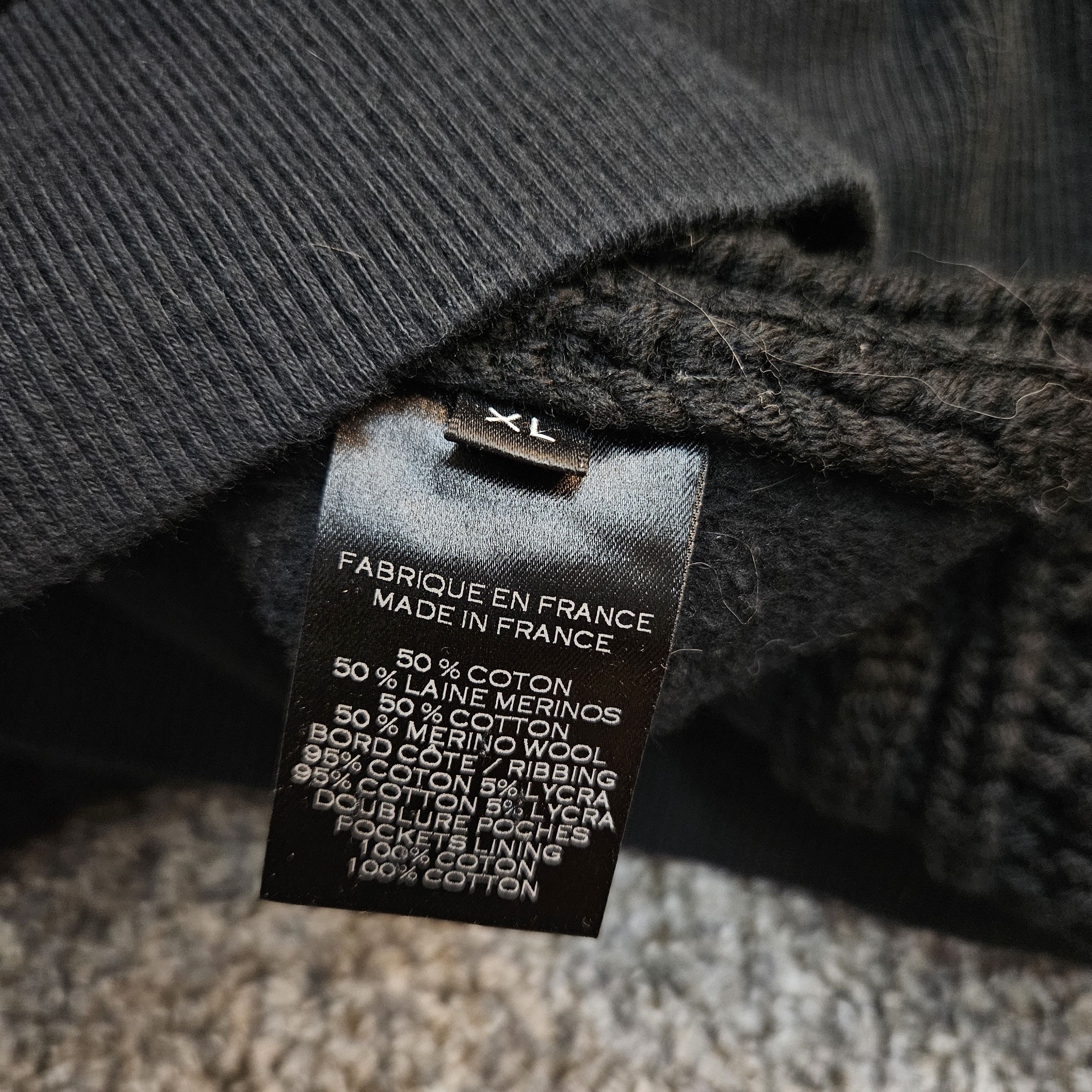Balmain Cable Knit Jersey Crewneck Sweater W/ Hoodie Pocket Size US XL / EU 56 / 4 - 5 Thumbnail
