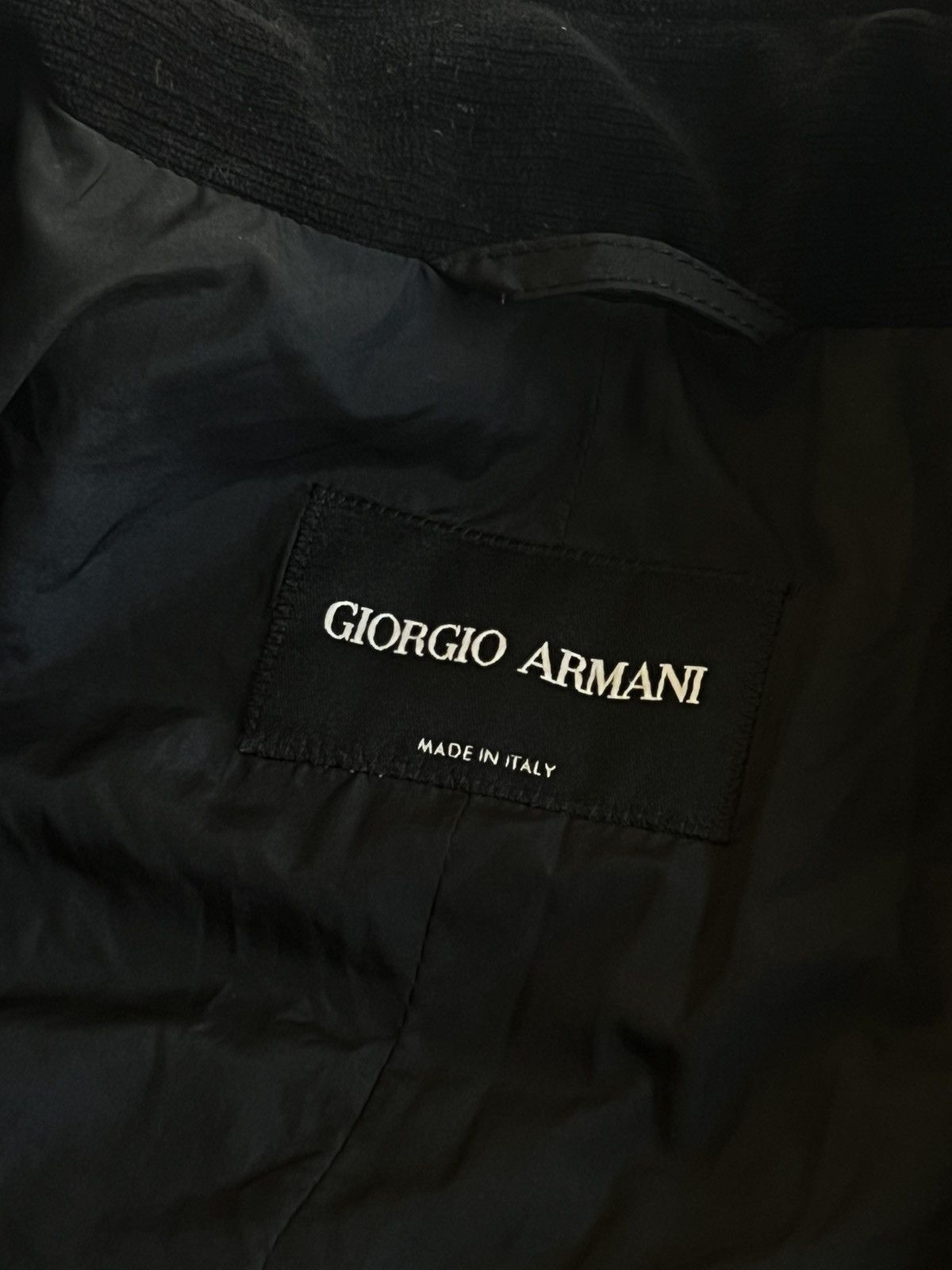 Giorgio Armani Giorgio Armani Black Label Rare Quilted Jacket Made in Italy Size US L / EU 52-54 / 3 - 8 Thumbnail