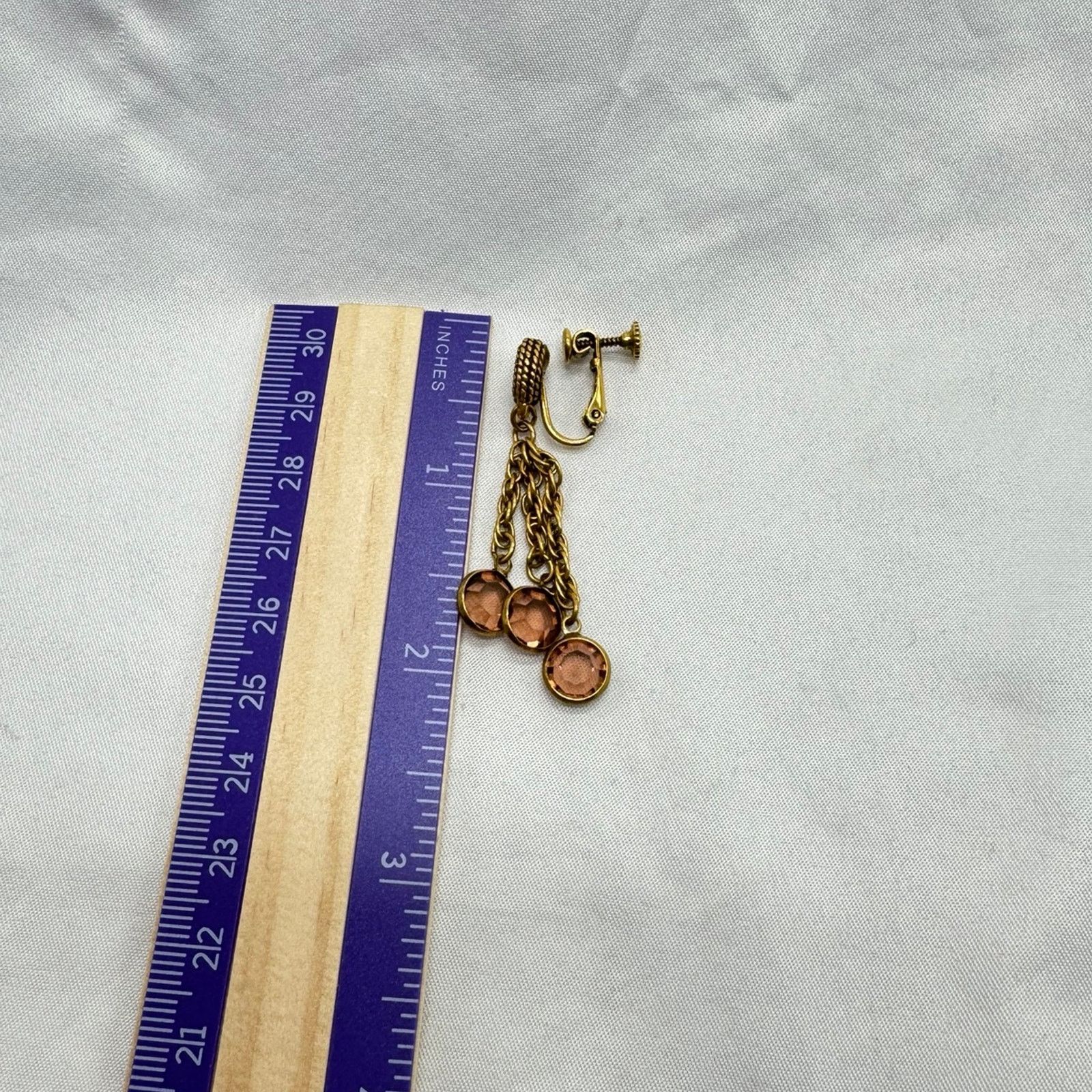 NBDN Nobrandedon VTG screw back dangle earrings Size ONE SIZE - 5 Thumbnail