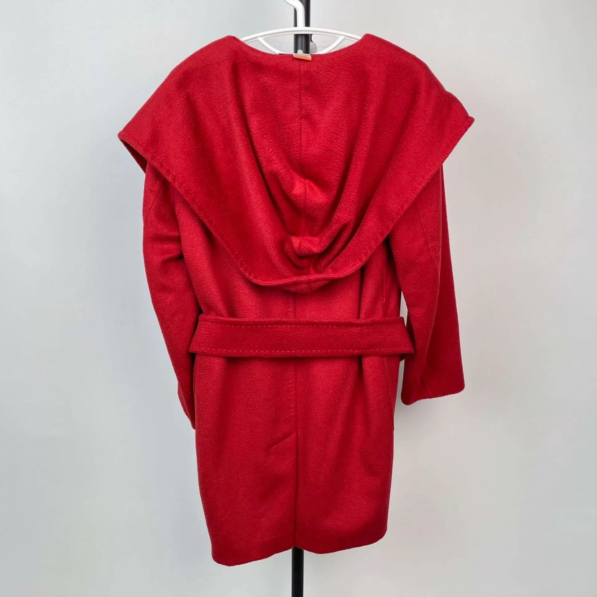 Max Mara MaxMara Red Wool Coat Size XS / US 0-2 / IT 36-38 - 2 Thumbnail