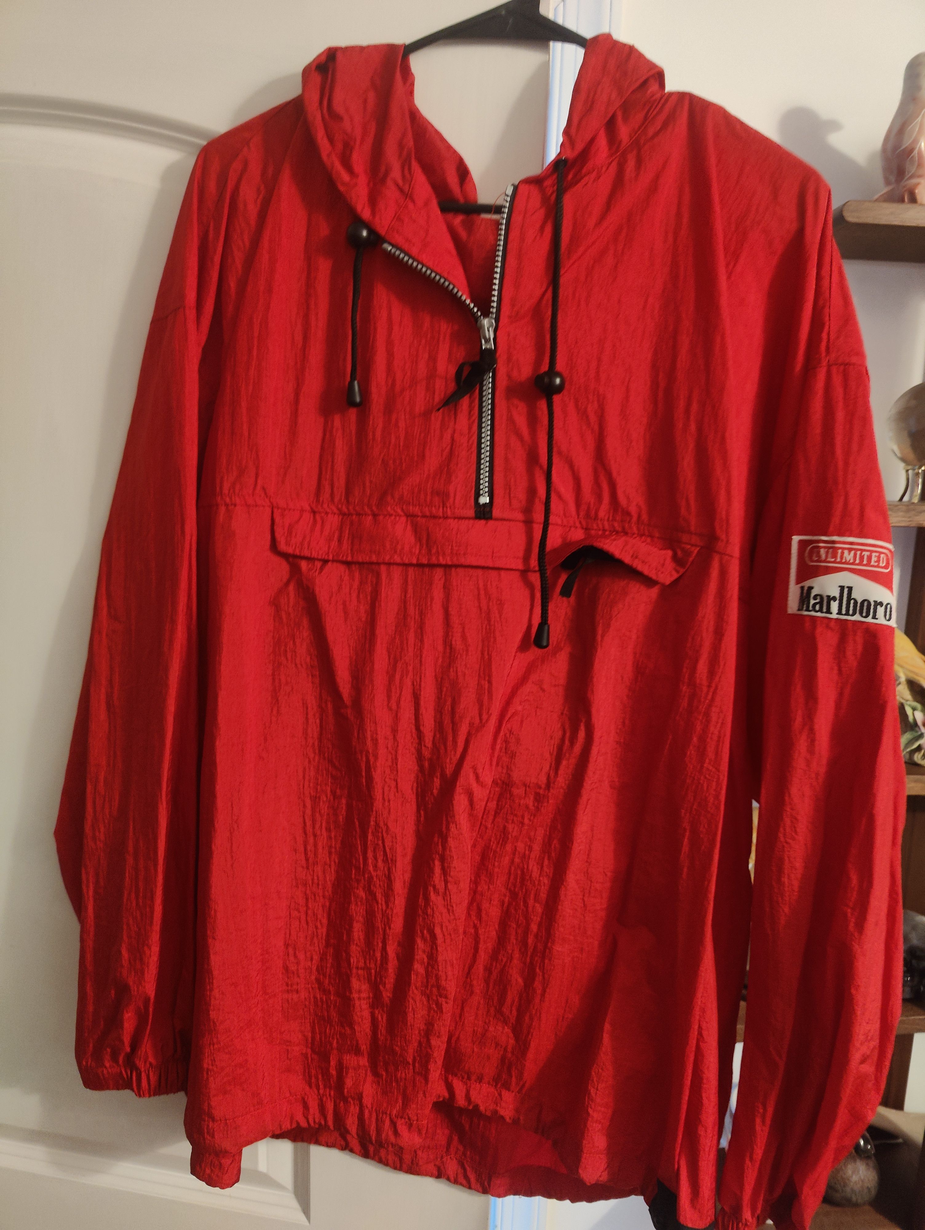 Pull Marlboro Illimité Homme, Taille L - Noir Et Rouge, Coton Doux, Neuf Avec étiquettes