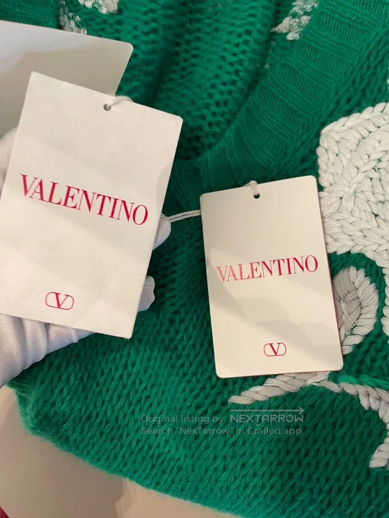 Valentino Valentino Green wool cardigan sweater Size L / US 10 / IT 46 - 3 Thumbnail