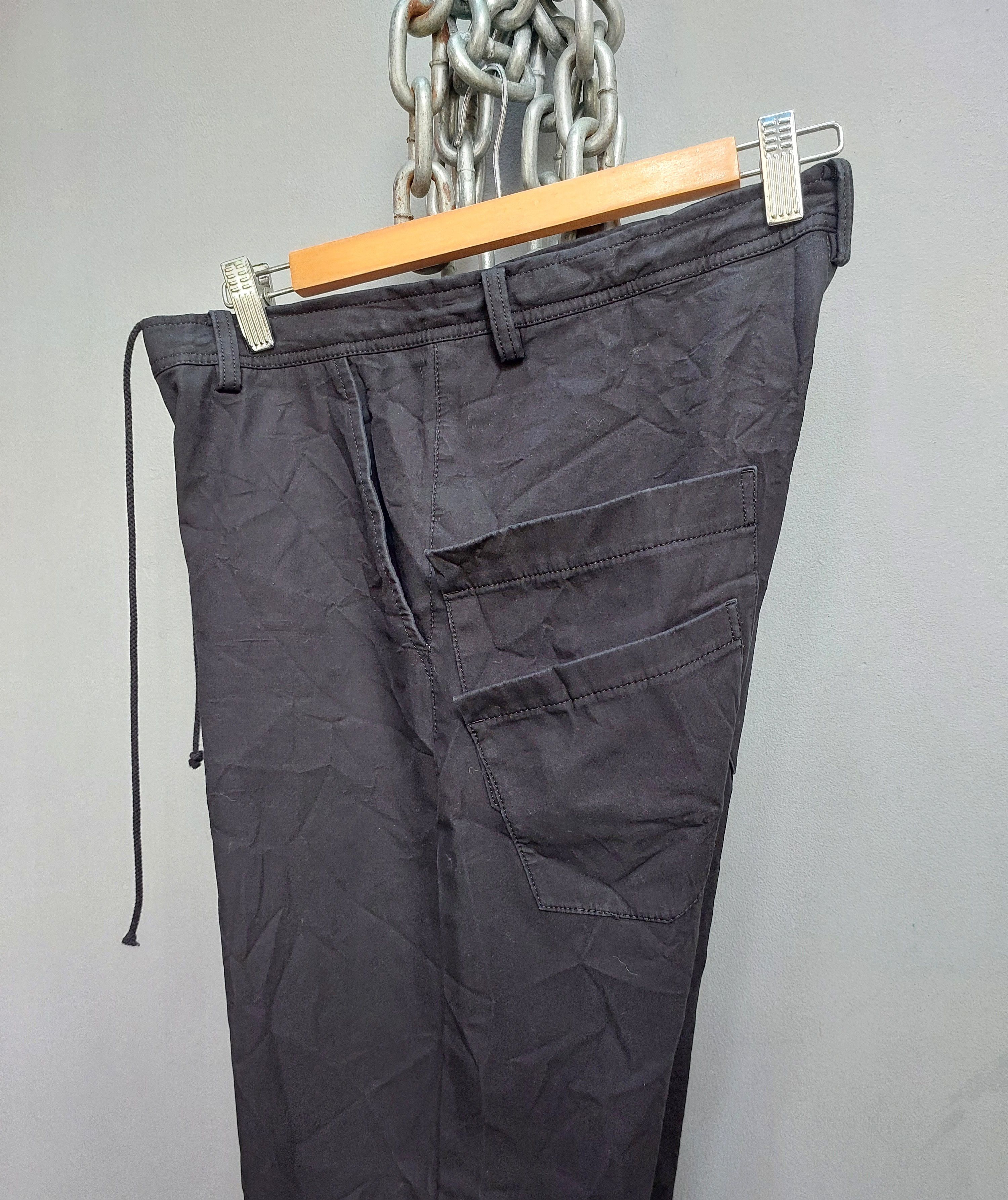 Y's × Y's for Men × Yohji Yamamoto Y's x Yohji Yamamoto Black Utility Tapered Pants Size US 33 - 6 Thumbnail