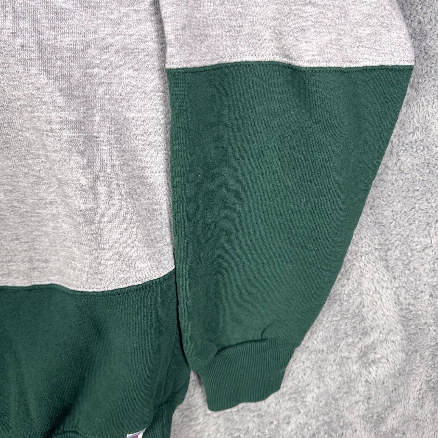 Russell Athletic VINTAGE Russell Athletic Sweatshirt Mens XL USA Made Rugby Stripe Fleece 90s Size US XL / EU 56 / 4 - 4 Thumbnail
