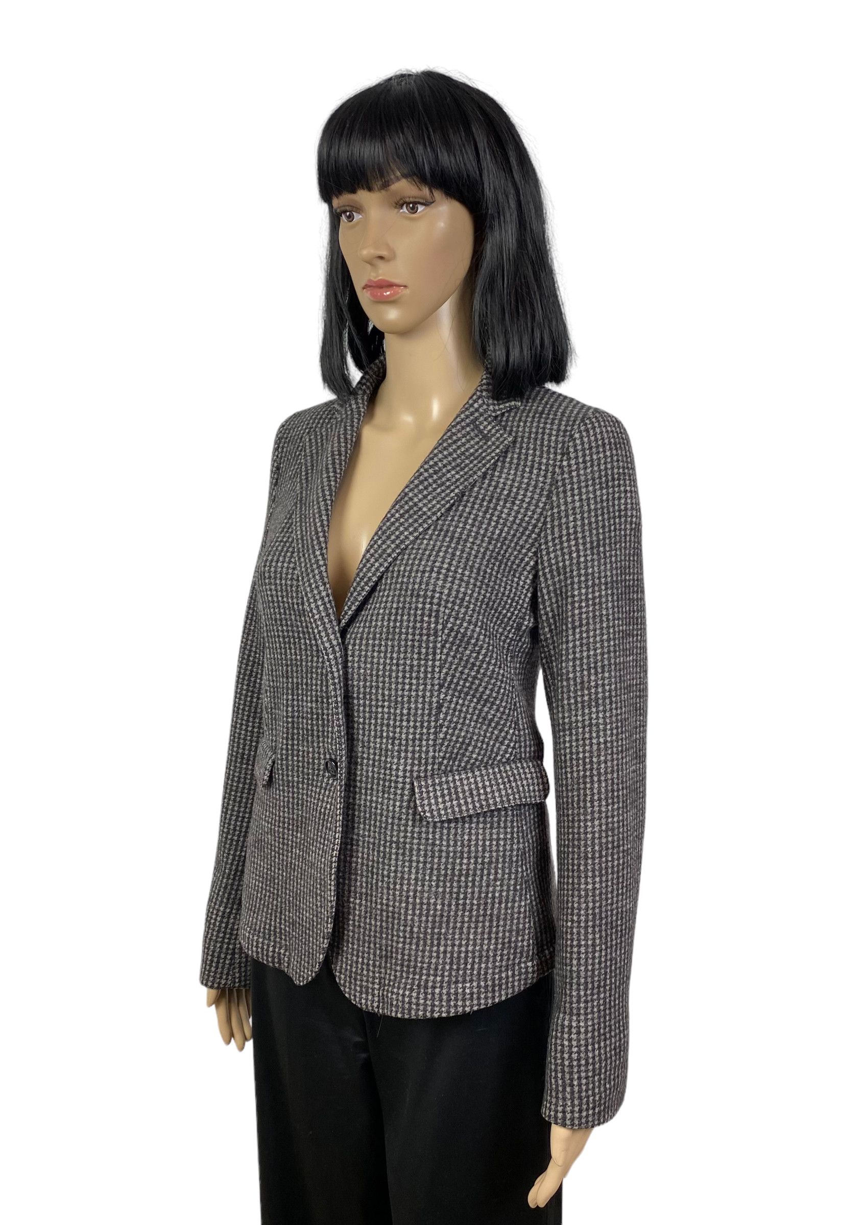 Weekend Max Mara Weekend Max Mara Wool Hahnentritt Blazer Jacket size US 6 Size M / US 6-8 / IT 42-44 - 3 Thumbnail