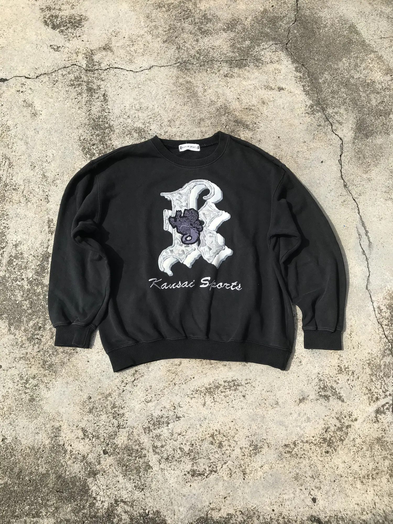 Kansai Yamamoto Yamamoto Big Logo Crew Shirts Size US M / EU 48-50 / 2 - 5 Thumbnail