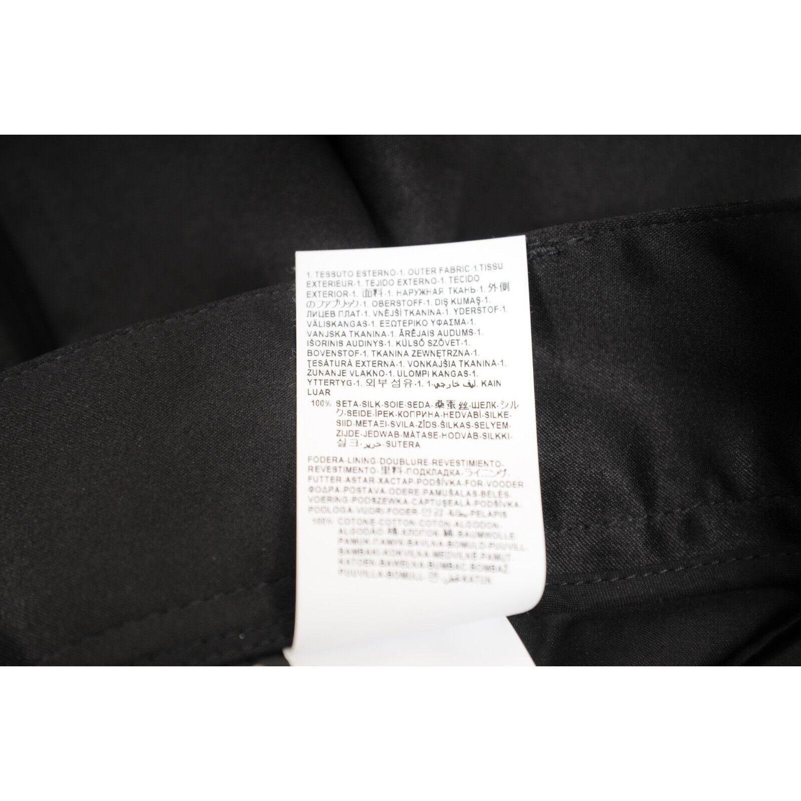 Versace Cargo Pocket Pants IT 50 Black Silk Trousers Size US 34 / EU 50 - 12 Thumbnail