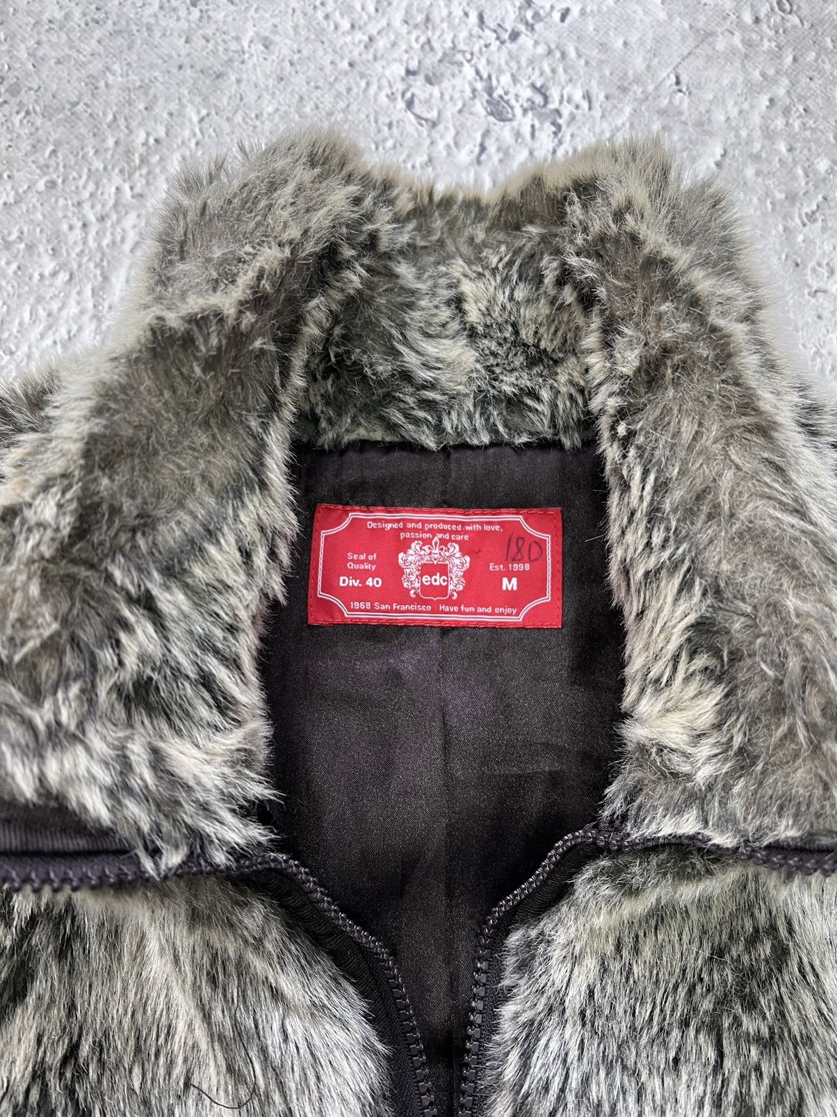 Hysteric Glamour × If Six Was Nine * Hype Vintage Full Mohair Faux Fur Fluffy Fuzzy Vest Jacket Size M / US 6-8 / IT 42-44 - 5 Thumbnail