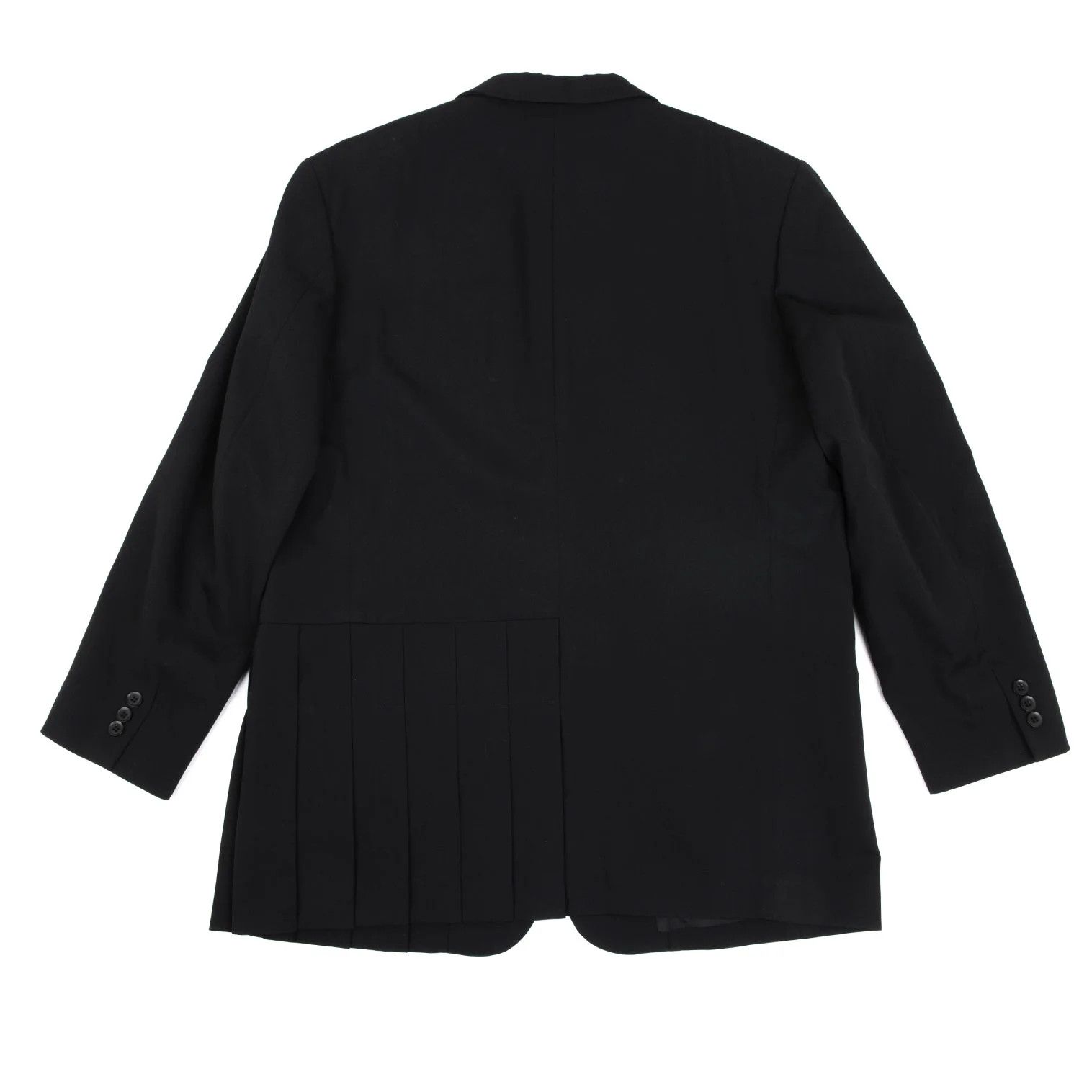 Yohji Yamamoto Yohji Yamamoto Wool Gabardine Jacket Black 2 Size US M / EU 48-50 / 2 - 14 Thumbnail