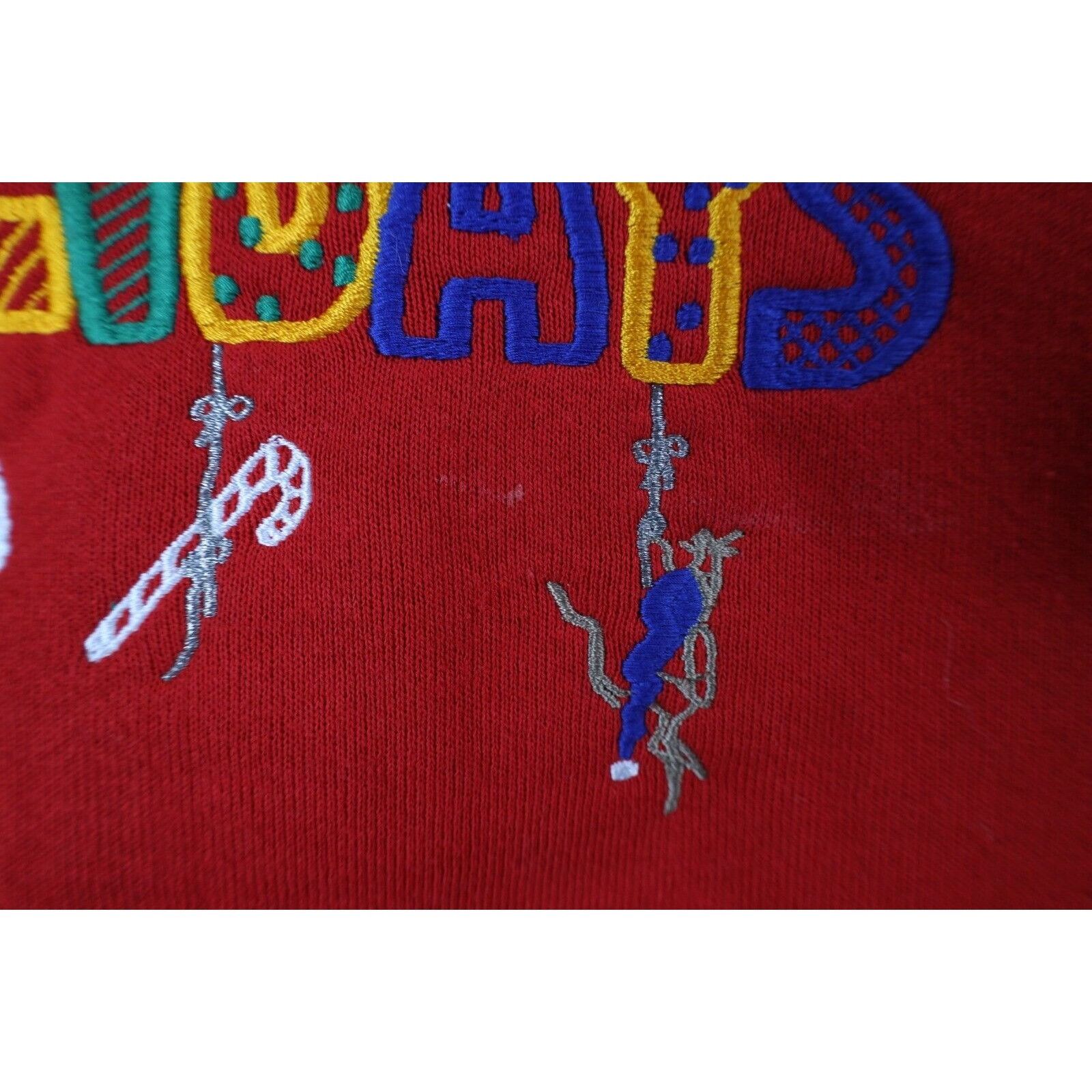 Vintage Vintage 90s Streetwear Christmas Happy Holidays Sweatshirt Size XXL / US 16-18 / IT 52-54 - 5 Thumbnail