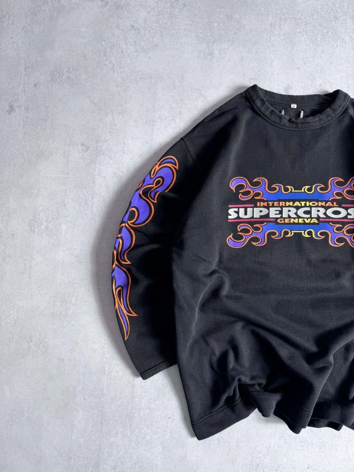 Other Vintage 94’s International Supercross Geneva Moto Sweatshirt Size US M / EU 48-50 / 2 - 2 Thumbnail