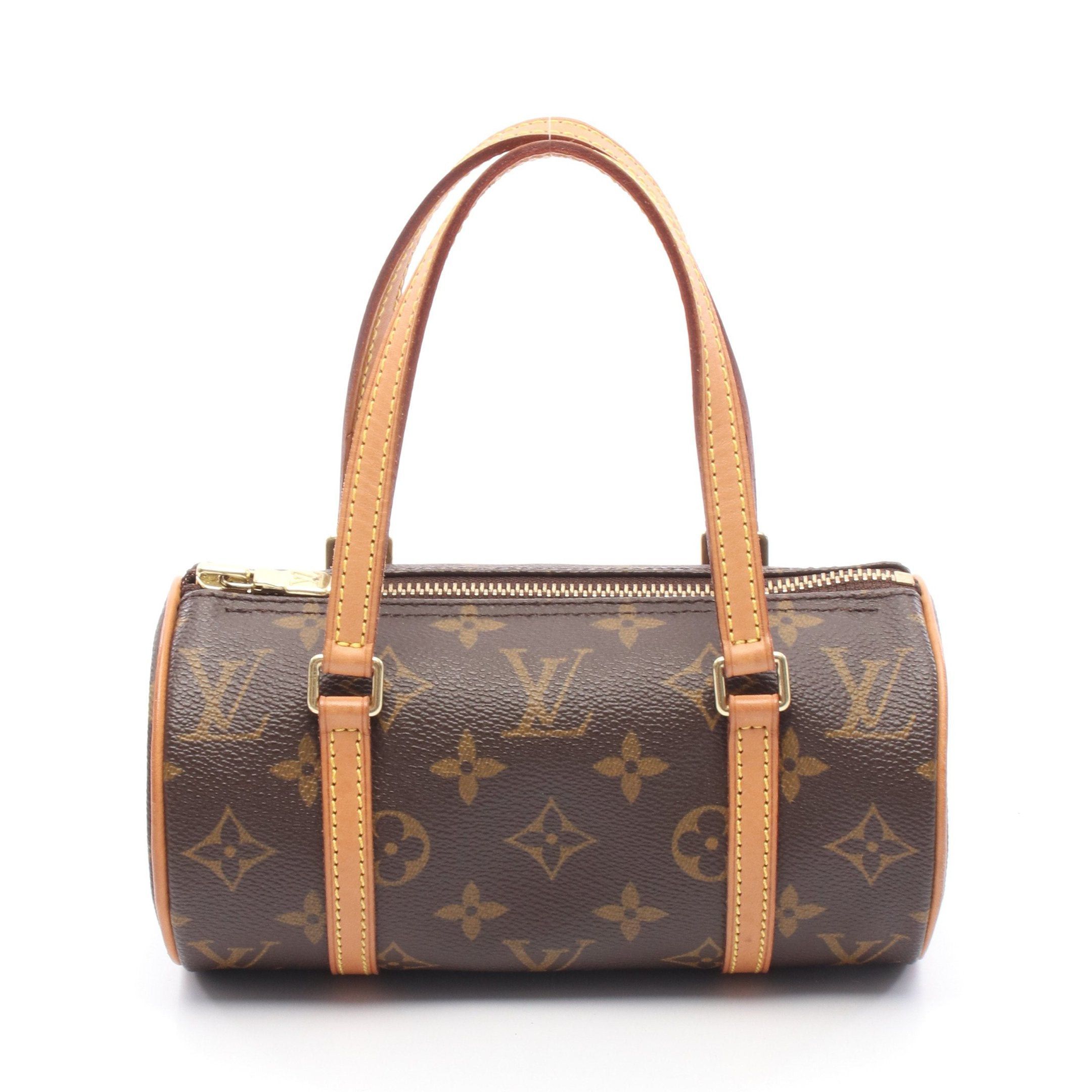 Louis Vuitton Louis Vuitton Mini Papillon Monogram Handbag Leather Brown Size ONE SIZE - 1 Thumbnail