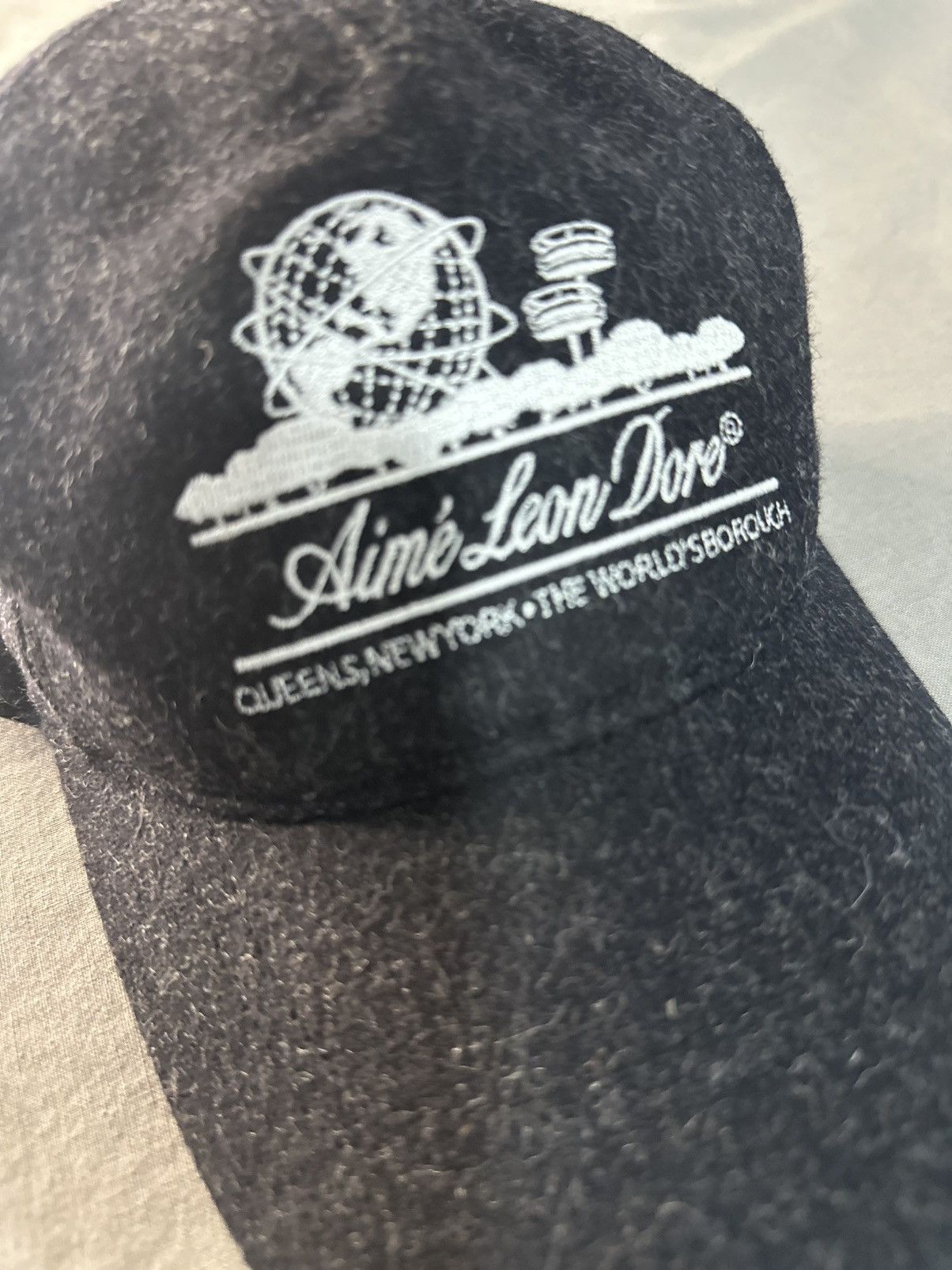 Aime Leon Dore Aime Leon Dore Wool Unisphere Hat Charcoal Size ONE SIZE - 12 Thumbnail
