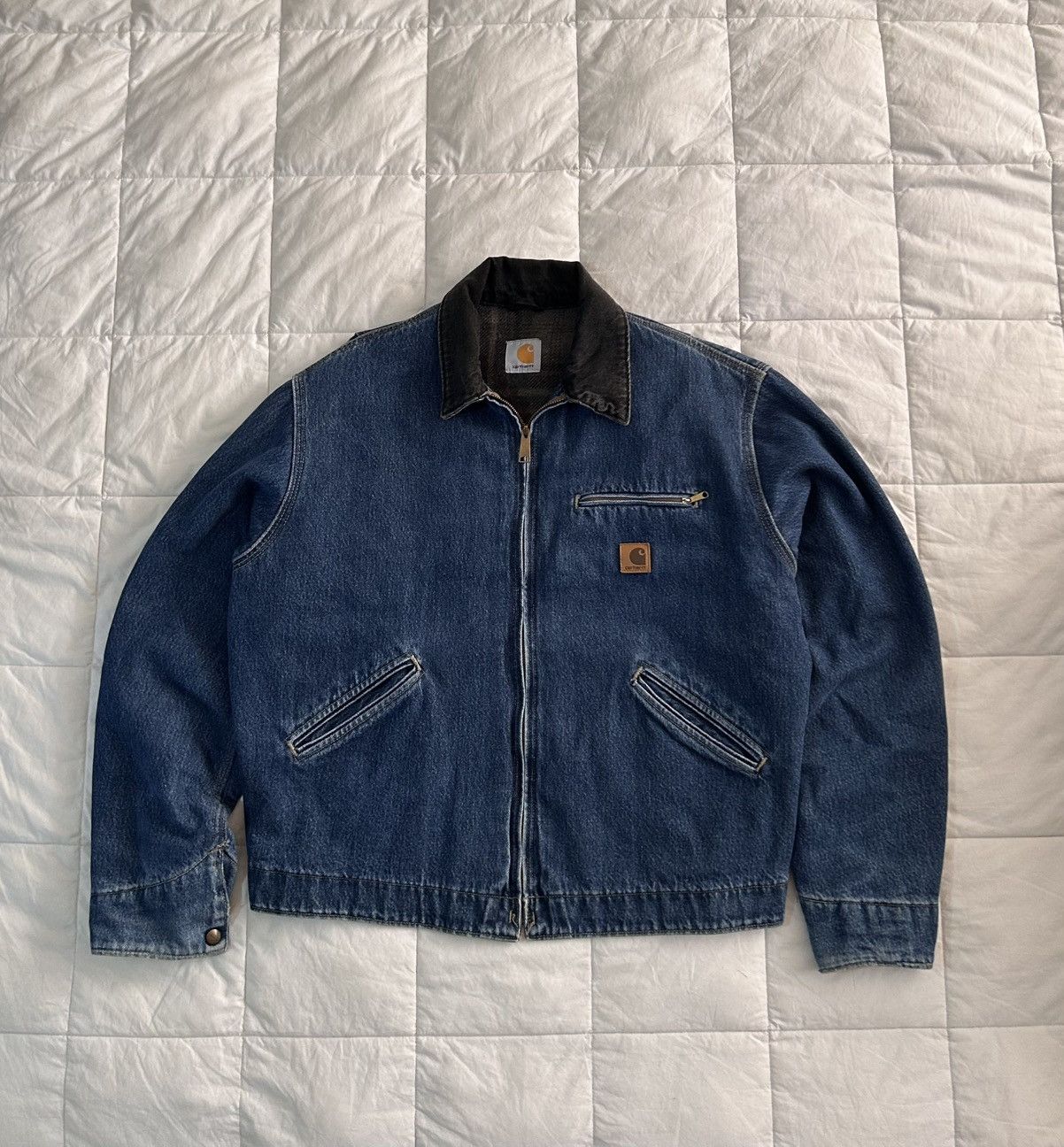 Carhartt SOLD Detroit Carhartt Jacket J97 Denim - Vintage Archive Size US L / EU 52-54 / 3 - 2 Thumbnail