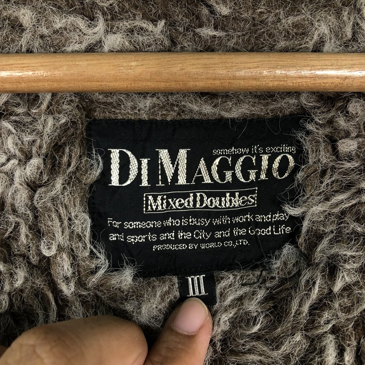 Japanese Brand 📌VINTAGE BOMBER JACKET DI MAGGIO SHEARLING ISSEY MIYAKE Size US M / EU 48-50 / 2 - 21 Thumbnail