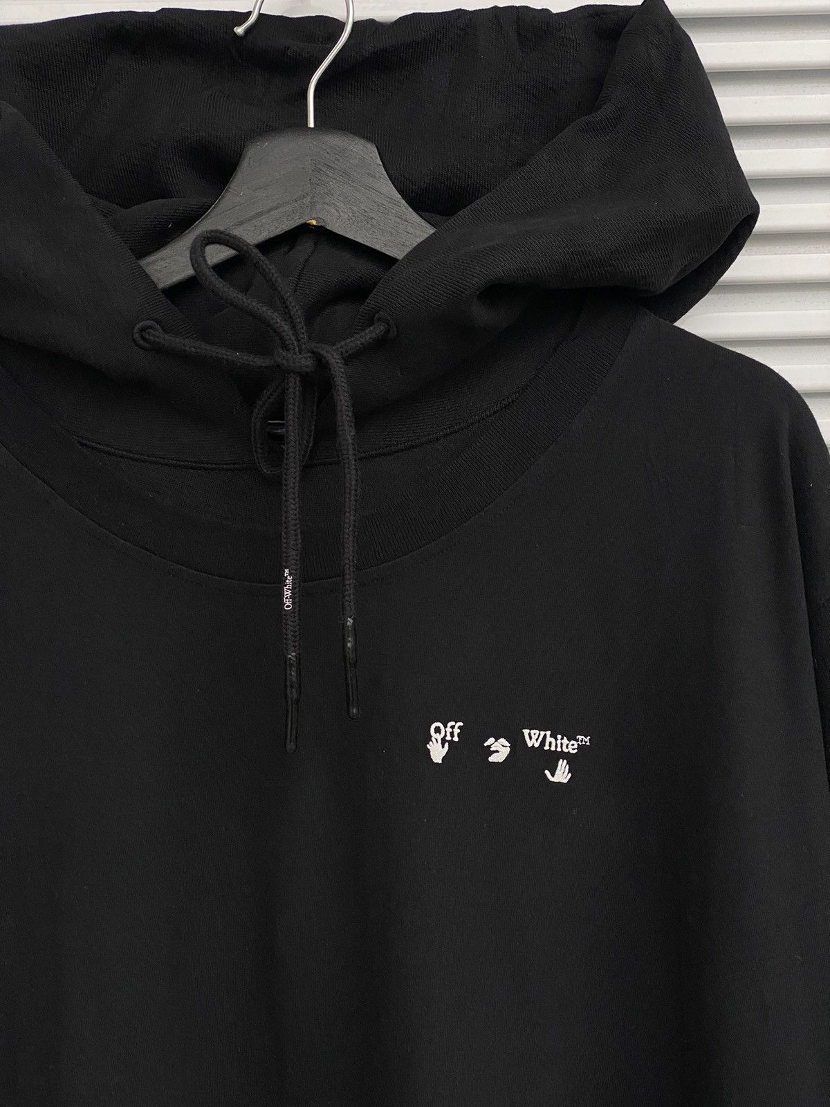 Off-White Off-White Virgil Abloh Hoodie Double Layer Connected T-Shirt Size US L / EU 52-54 / 3 - 2 Thumbnail