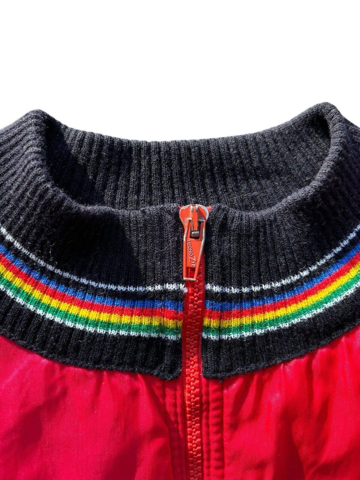 Designer × Vintage Vintage 70s Techno Zip Track Jacket XL Made In taly Size US XL / EU 56 / 4 - 4 Thumbnail