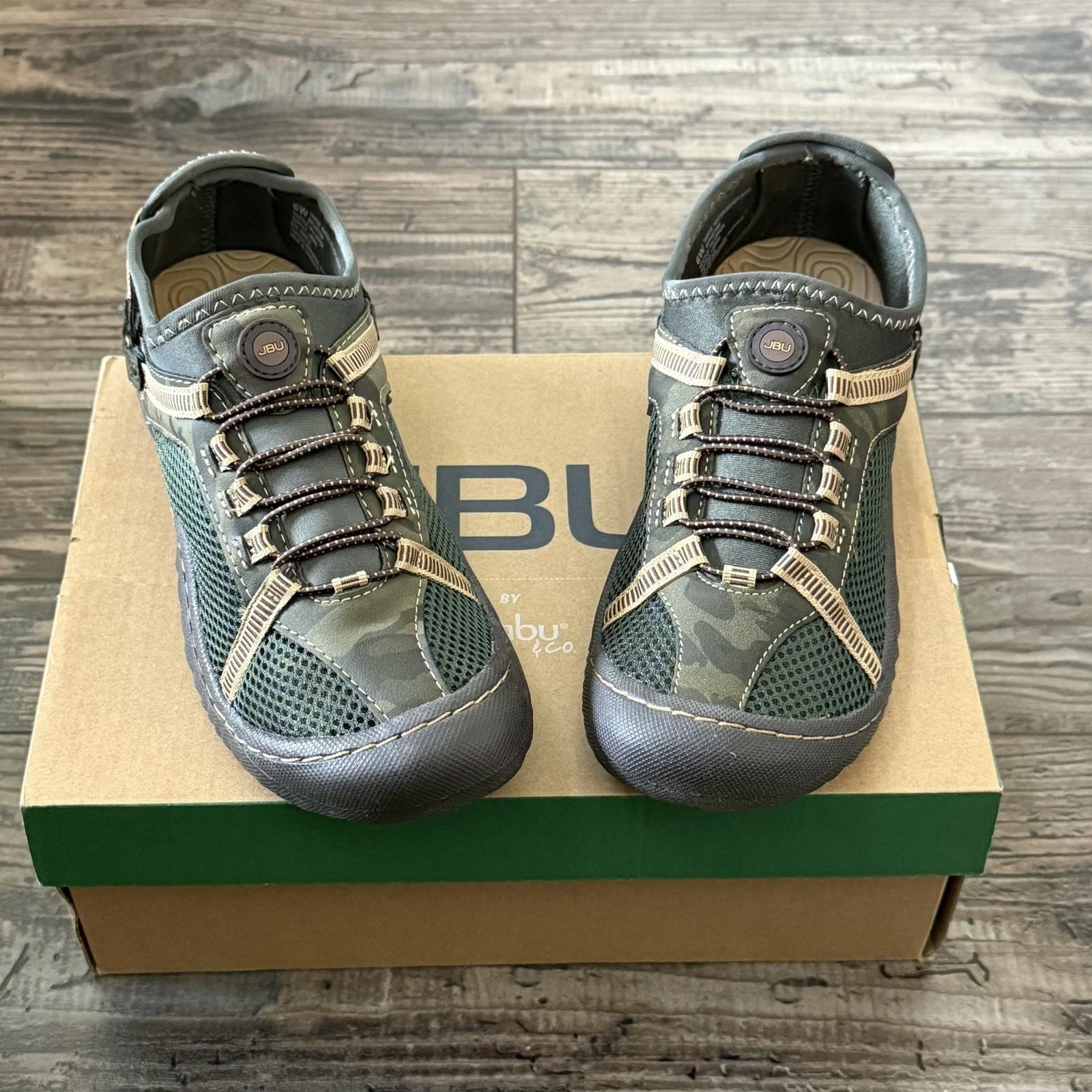 Designer JBU by Jambu Women's Tahoe Water Ready Shoe Camo Tan 6 W New Size US 6 / IT 36 - 6 Thumbnail