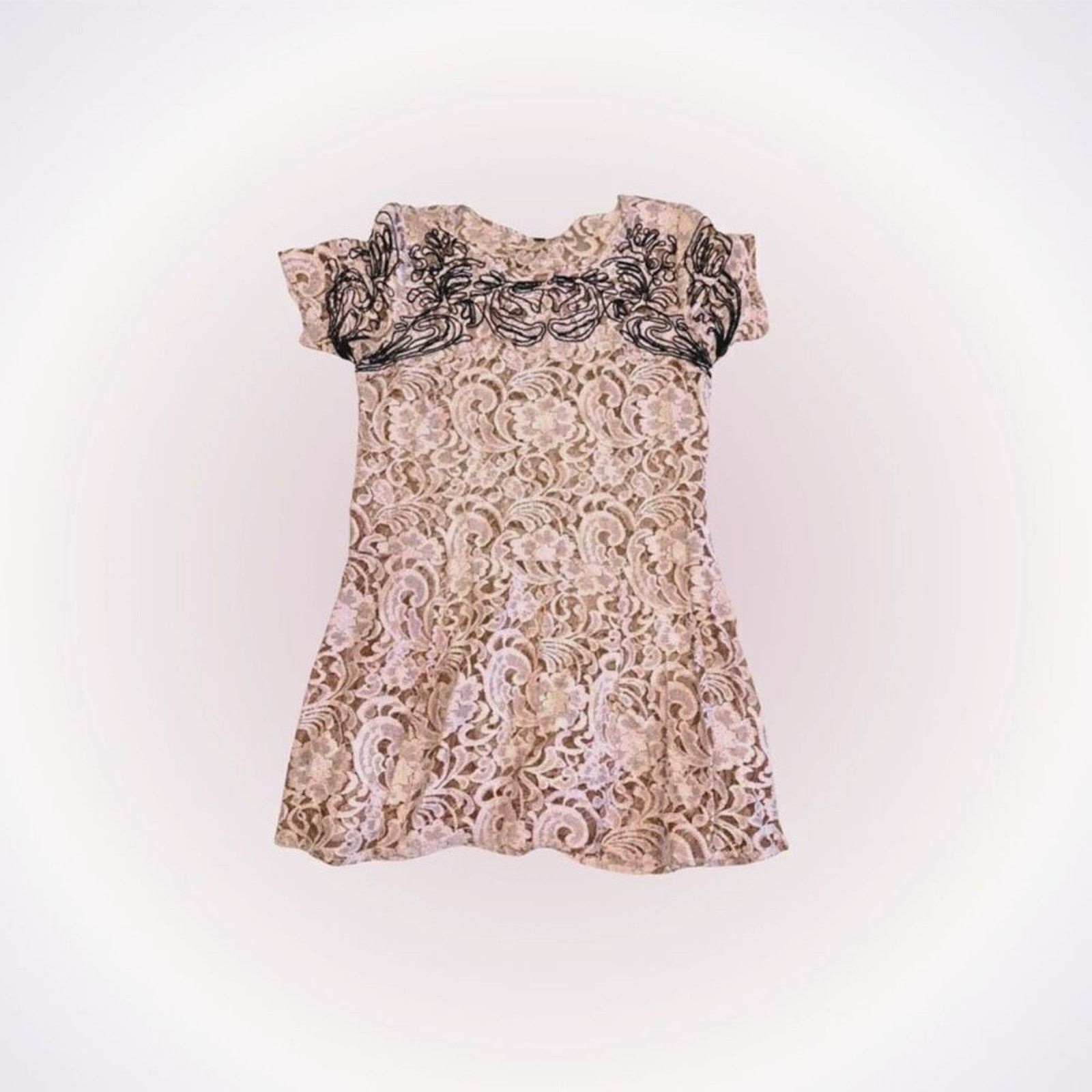 Free People Free People Lace and Embroidered Dress | Sz M (No Size Tag) Size M / US 6-8 / IT 42-44 - 1 Thumbnail