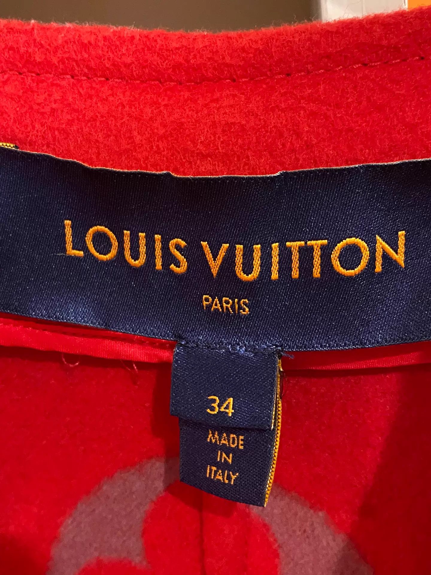 Louis Vuitton LV Wool Overcoat EU34 Classic Size XS / US 0-2 / IT 36-38 - 3 Thumbnail