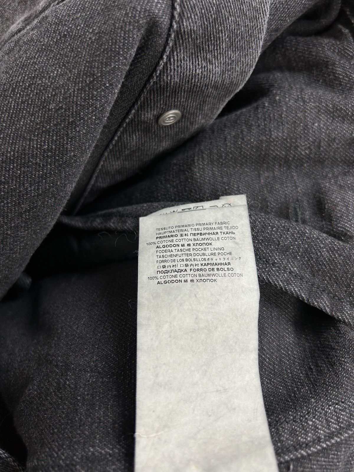 Maison Margiela Maison Margiela MM6 Black Cut Out Detail Denim Jacket 38 Size S / US 4 / IT 40 - 14 Thumbnail