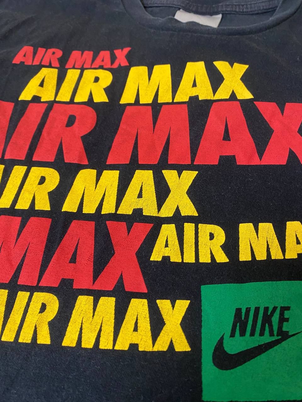Nike 🔥 90s Nike Air Max Swoosh Vintage Logo T Shirt Court TN Y2K Size US M / EU 48-50 / 2 - 6 Thumbnail