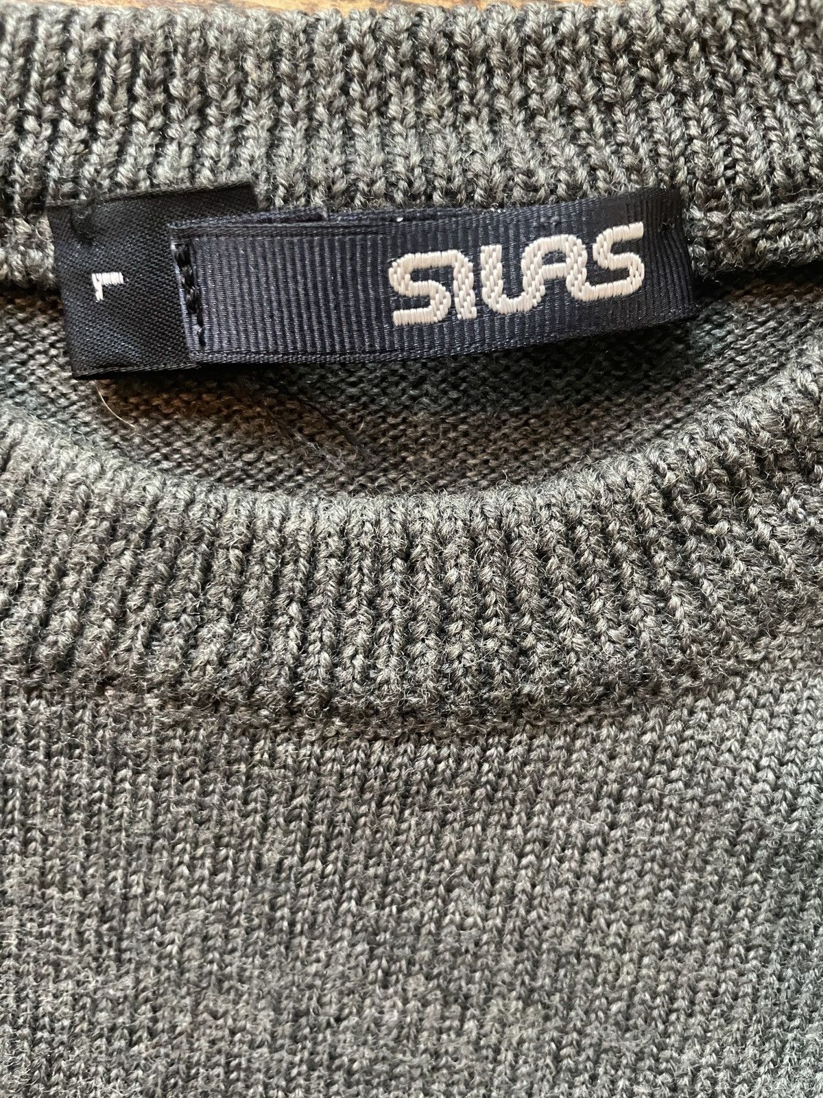 Silas Silas vintage fine knit Merino wool sweater Size US L / EU 52-54 / 3 - 3 Thumbnail