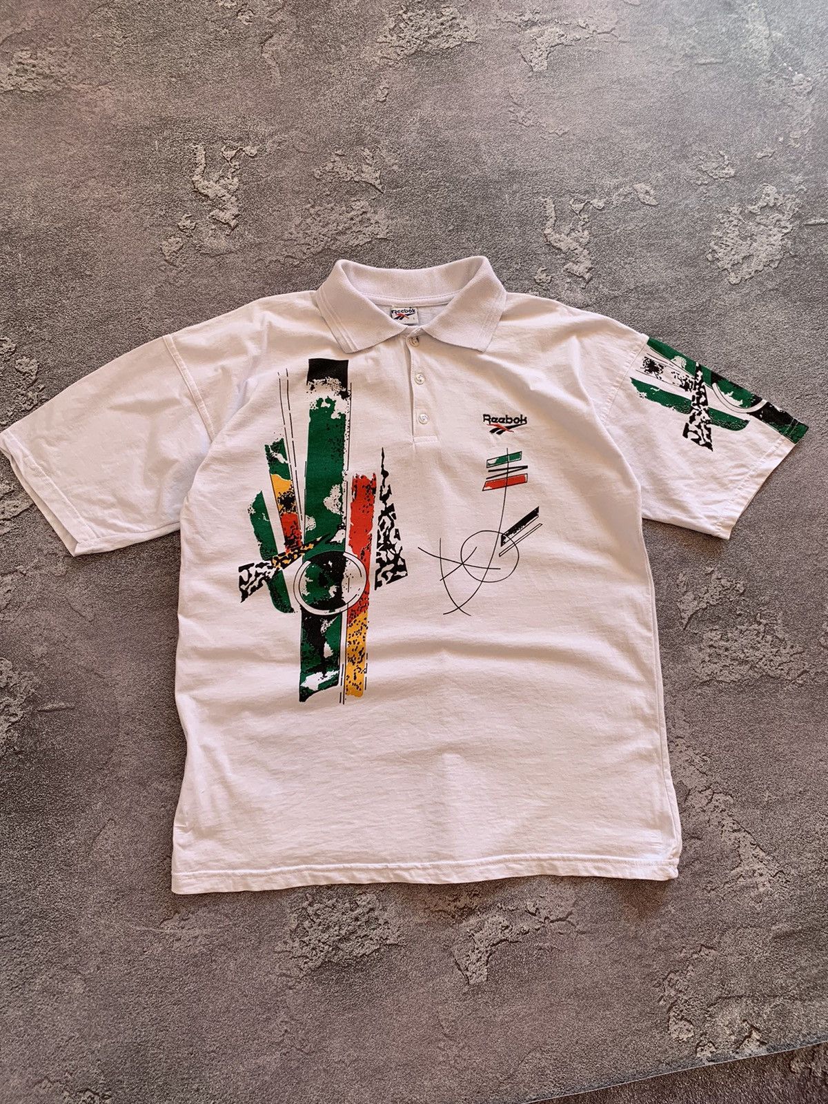 Reebok × Vintage Vintage Reebok Tennis Polo Shirt L size Size US L / EU 52-54 / 3 - 1 Thumbnail