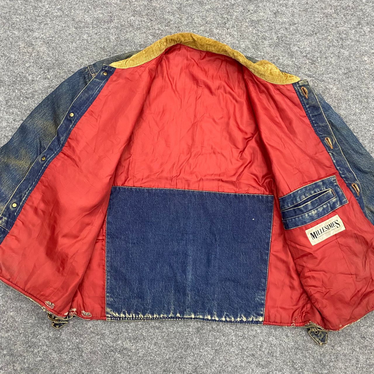 Marithe + Francois Girbaud 💥Vintage Marithe Francois Girbaud Distressed Denim Jacket Size US M / EU 48-50 / 2 - 3 Thumbnail