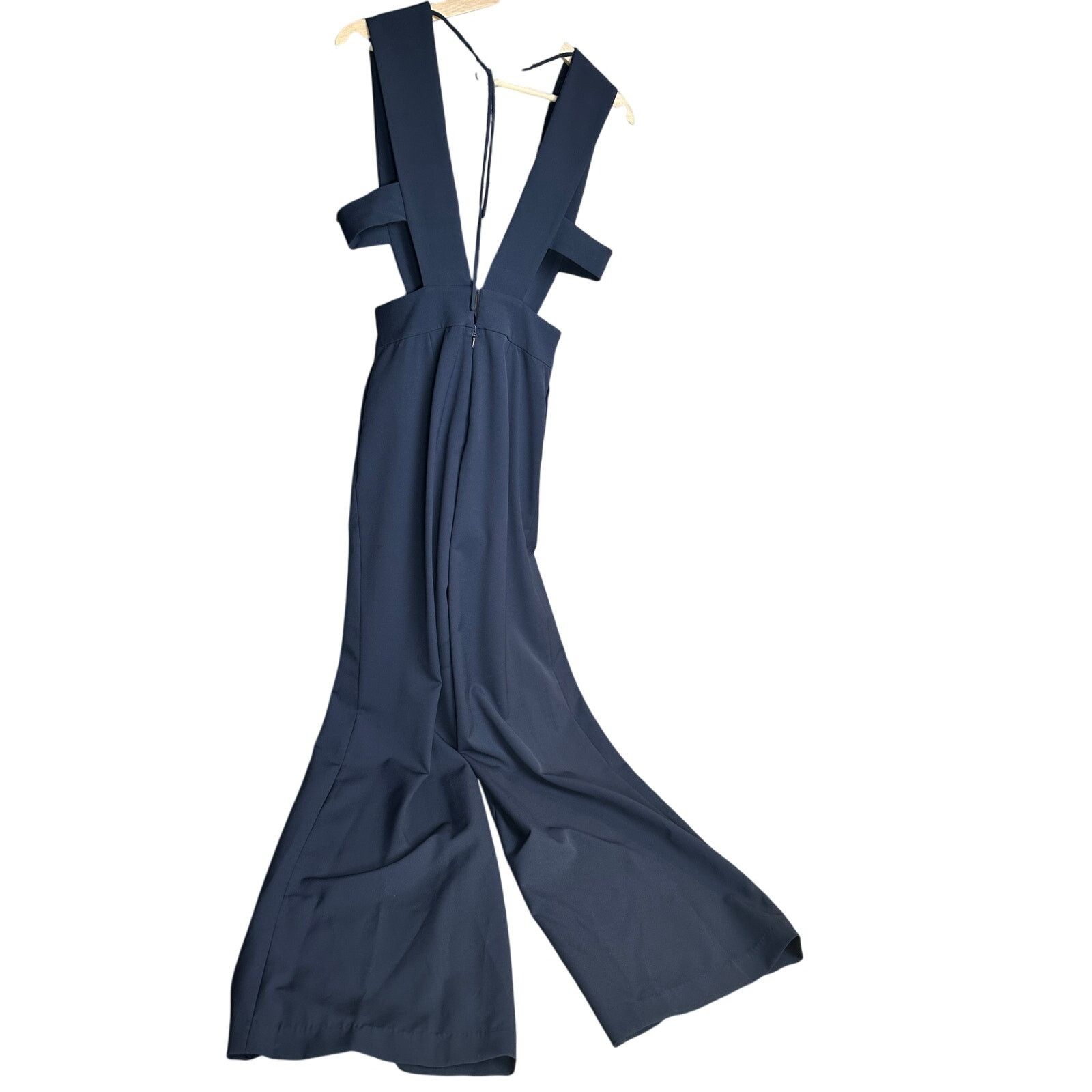 House of CB Mint Lasalle Wide Leg Jumpsuit in Navy - Size S