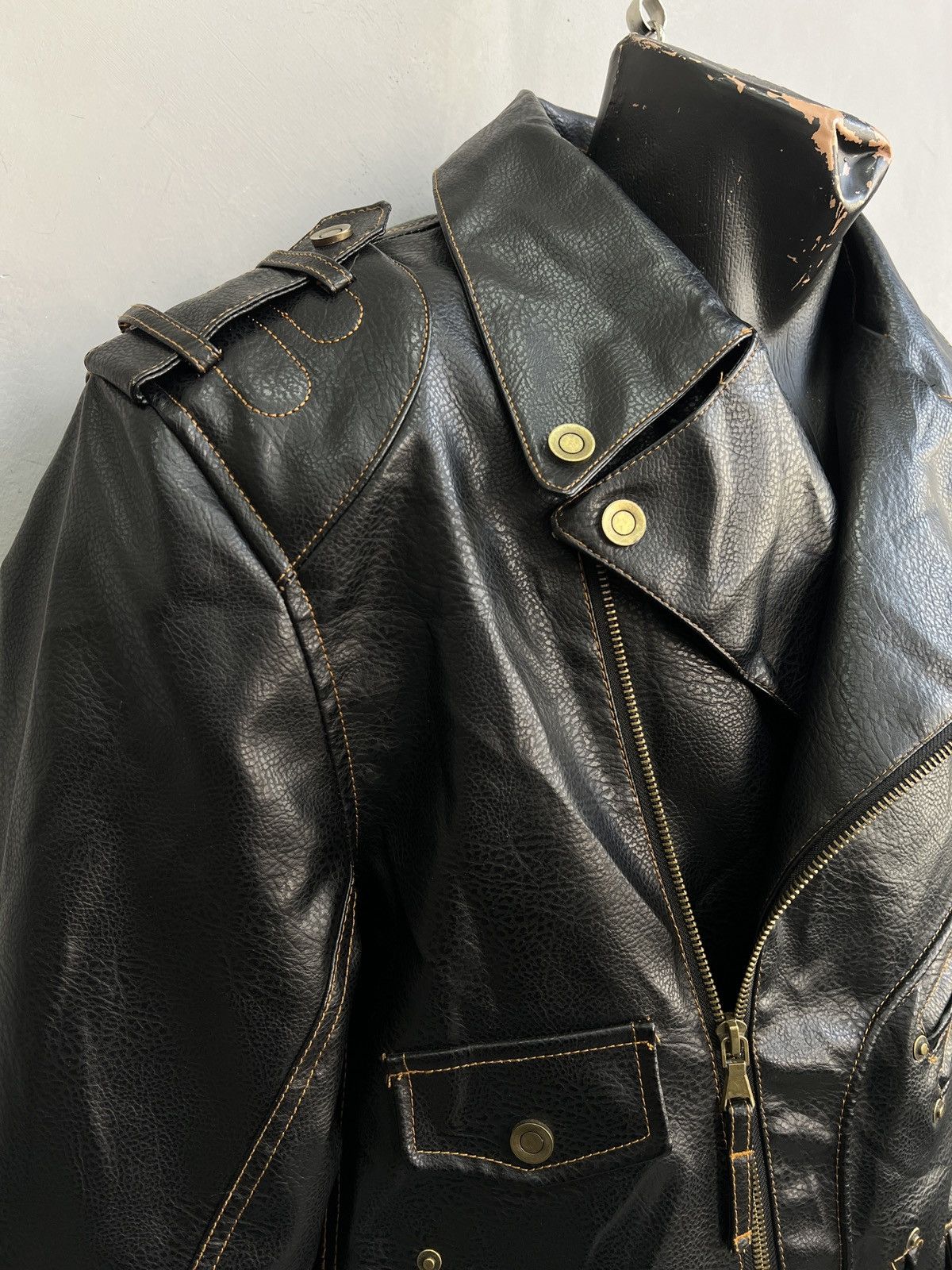 14th Addiction Opium gothic y2k black biker jacket 14th addiction style Size US XL / EU 56 / 4 - 6 Thumbnail
