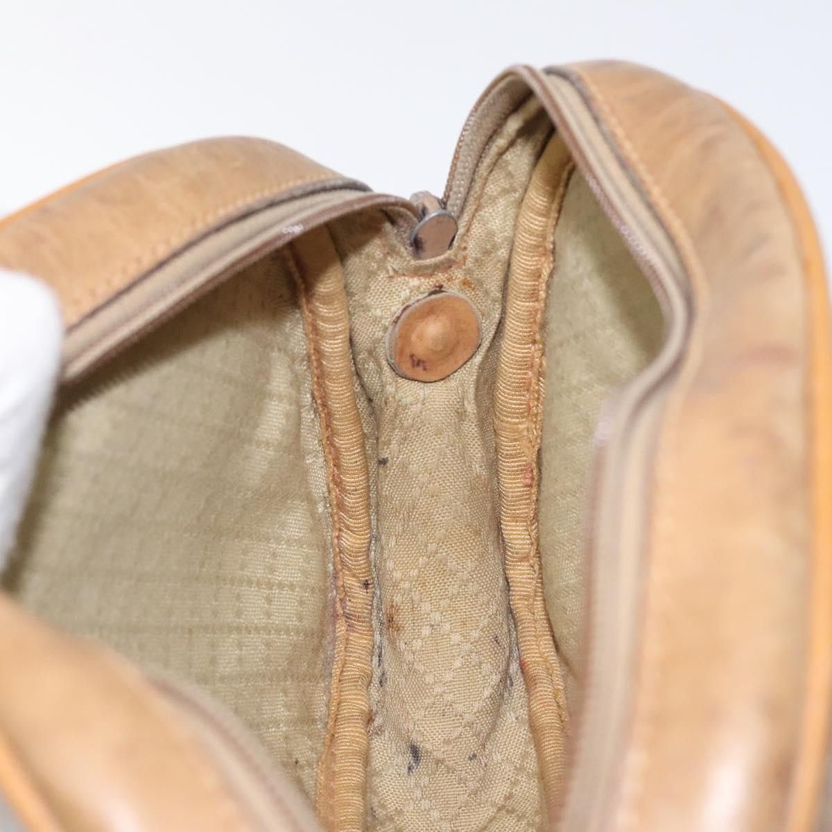 Gucci GUCCI Micro GG Supreme Shoulder Bag Pvc Beige Gold Size ONE SIZE - 19 Thumbnail
