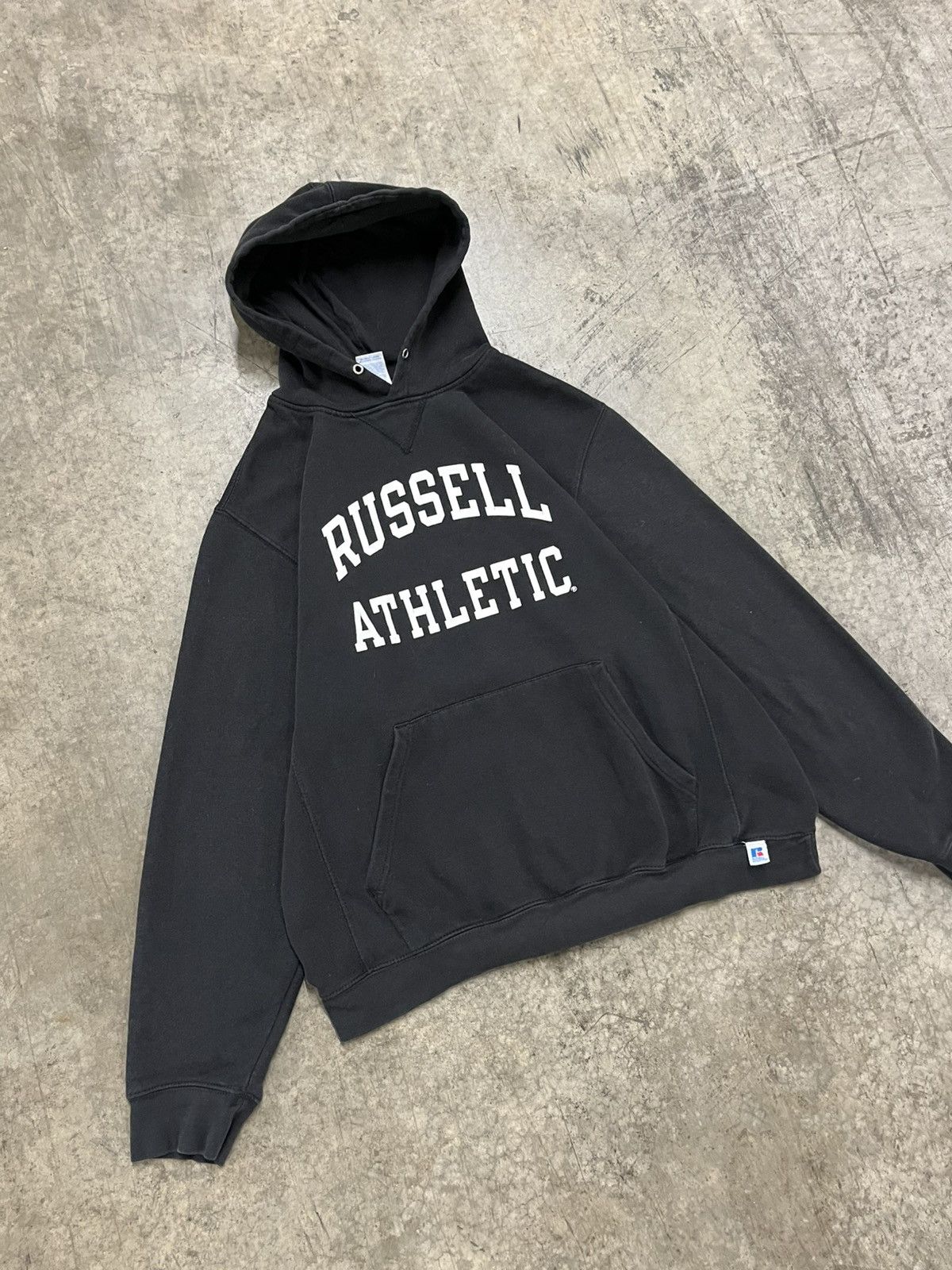 Russell Athletic × Vintage Russell athletic vintage boxy fit spell out hoodie hype rare Size US XL / EU 56 / 4 - 4 Thumbnail