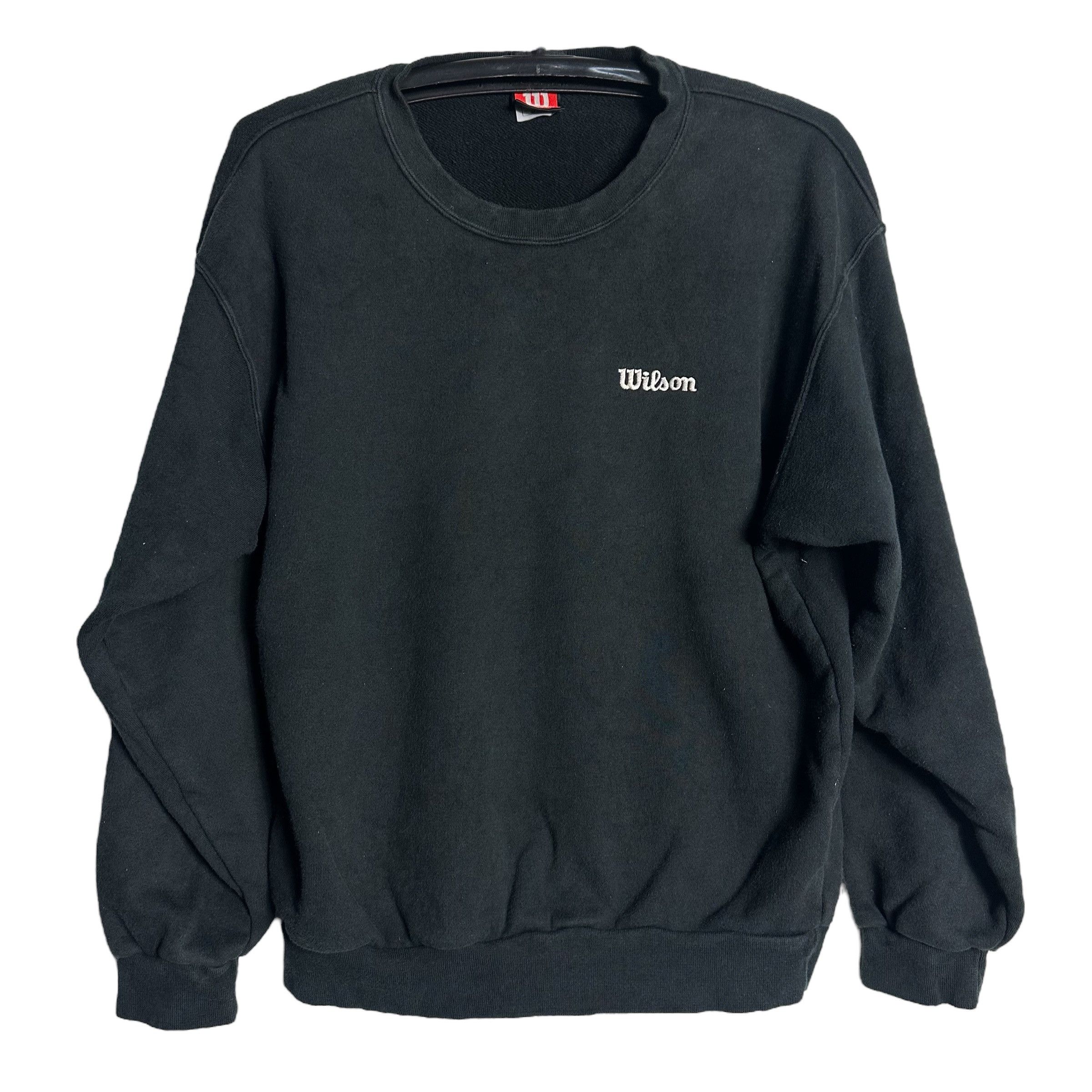 Vintage × Wilson 🔥RARE🔥Vintage Wilson Simple Logo Crewneck Sweatshirt Size US M / EU 48-50 / 2 - 1 Thumbnail