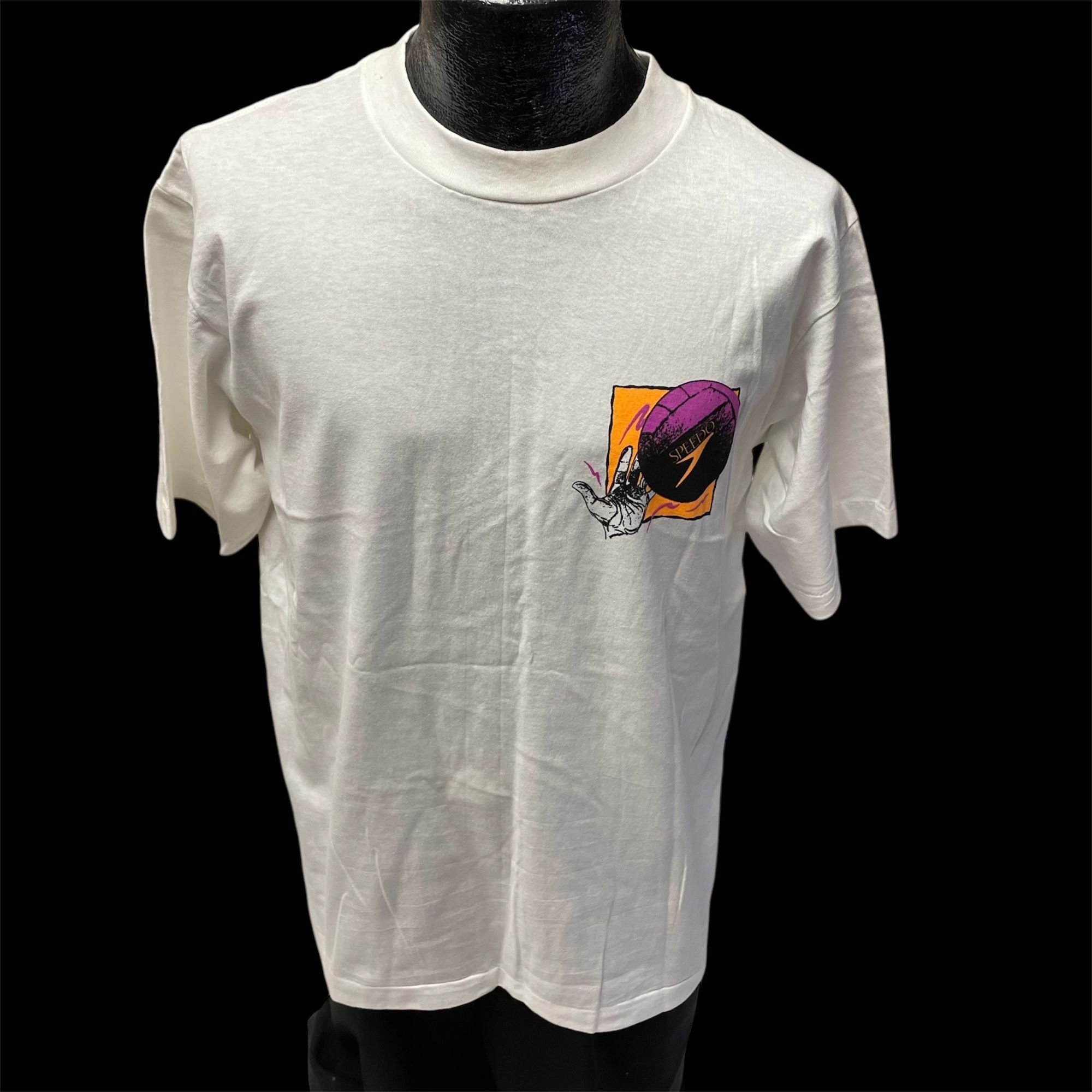 Speedo NWT NOS NEW Vtg Speedo NEON VOLLEYBALL 1991 T Shirt Size US L / EU 52-54 / 3 - 2 Thumbnail