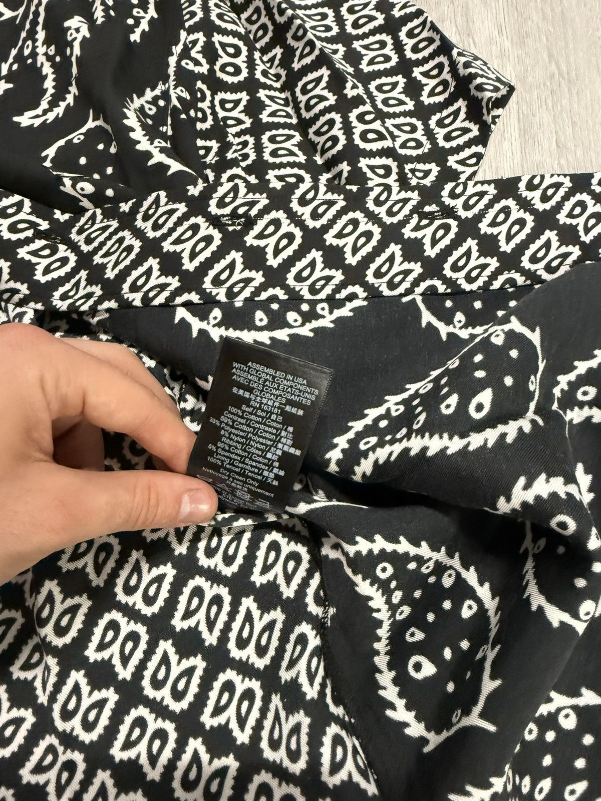 Rhude Rhude Bandana Black Button Up Shirt Size US XS / EU 42 / 0 - 4 Thumbnail