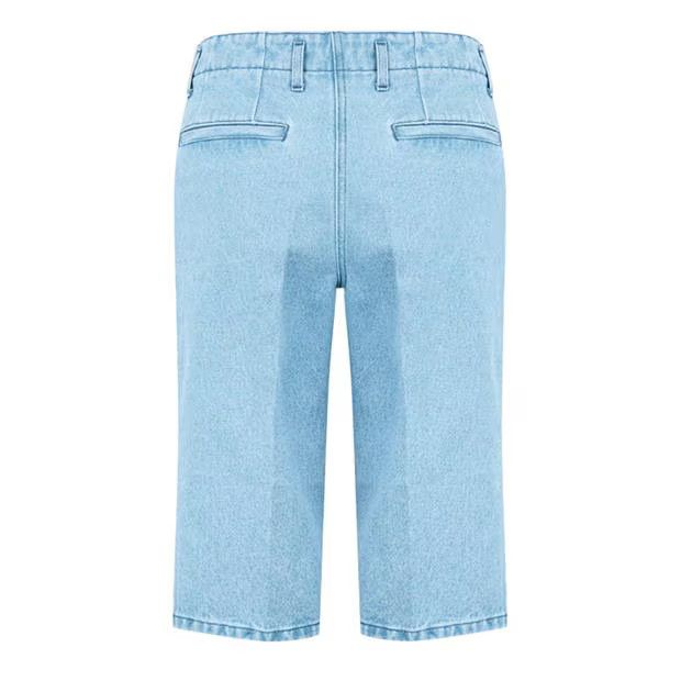 Dries Van Noten o1g2r1mq1024 Denim Shorts in Denim Blue Size 27" / US 4 / IT 40 - 2 Thumbnail
