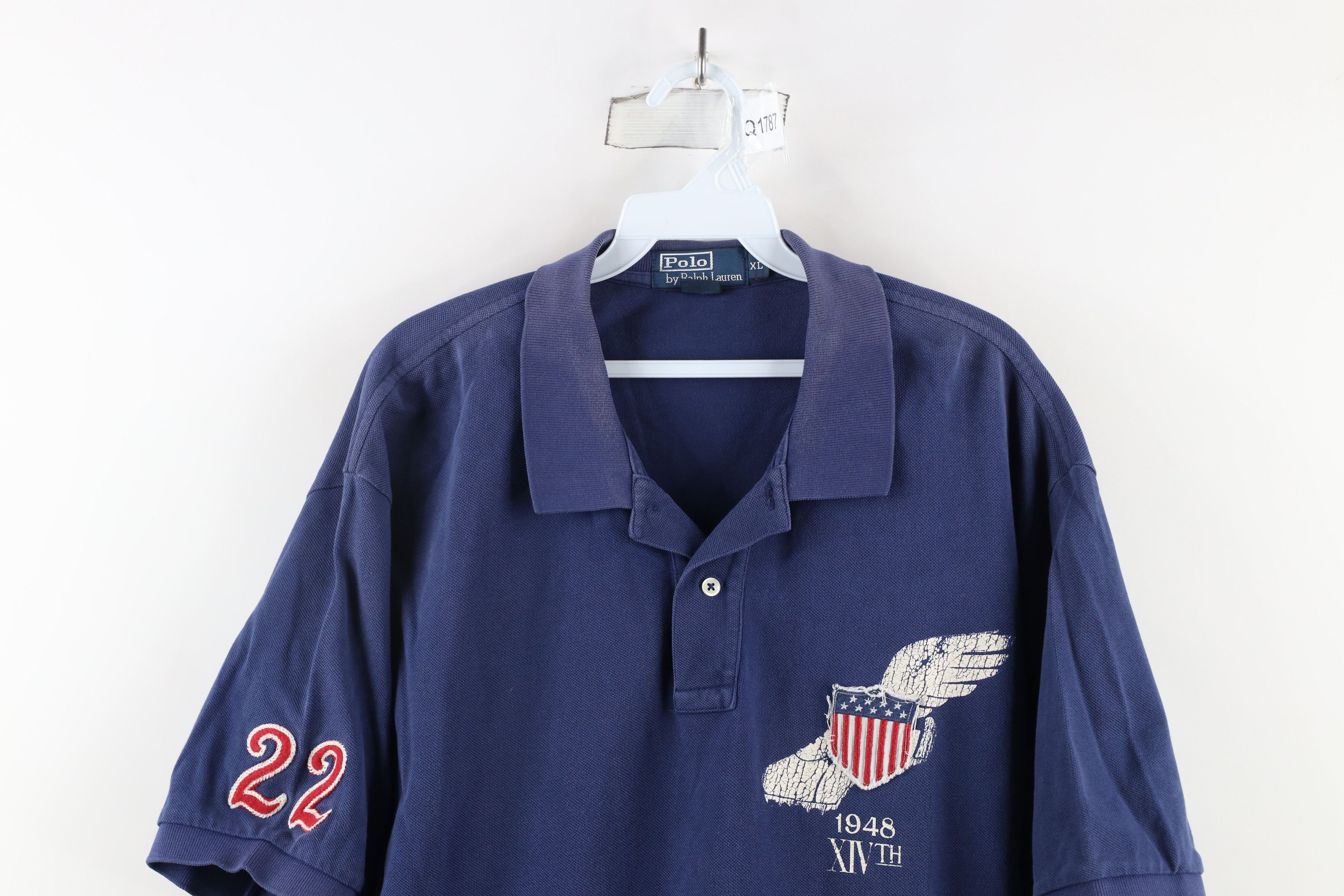 Ralph Lauren × Vintage Vintage 90s Ralph Lauren Winged Track Shoe XIVth Polo Size US XL / EU 56 / 4 - 2 Thumbnail