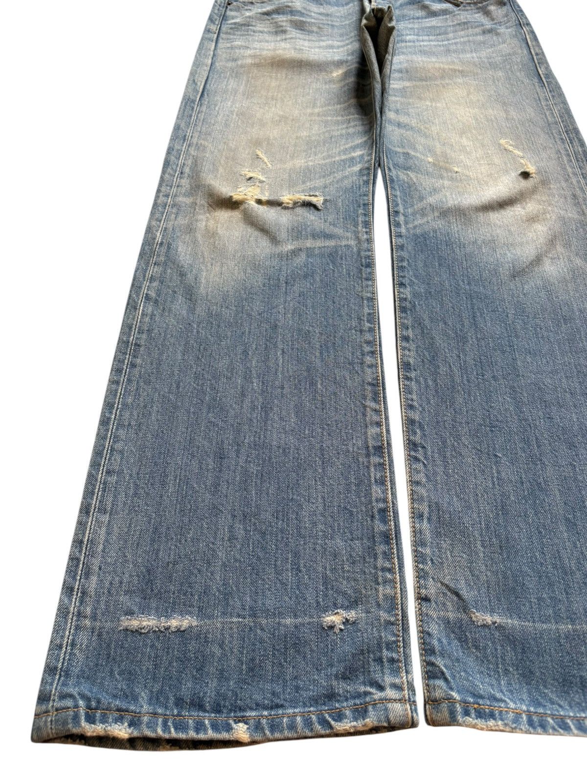 Levi's Vintage 90s Levis 501 Mud Wash Distressed Baggy Jeans Size US 34 / EU 50 - 6 Thumbnail