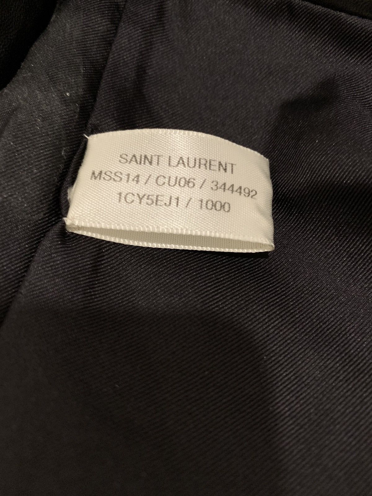 Hedi Slimane × Saint Laurent Paris 1 of 1 SS14 Sample Leather Pleated Trouser Size US 29 - 10 Thumbnail