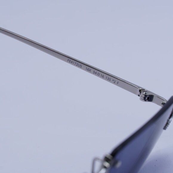Fendi Fendi FE4172US 16X Sunglasses Shiny Palladium Rectangle Size ONE SIZE - 7 Thumbnail