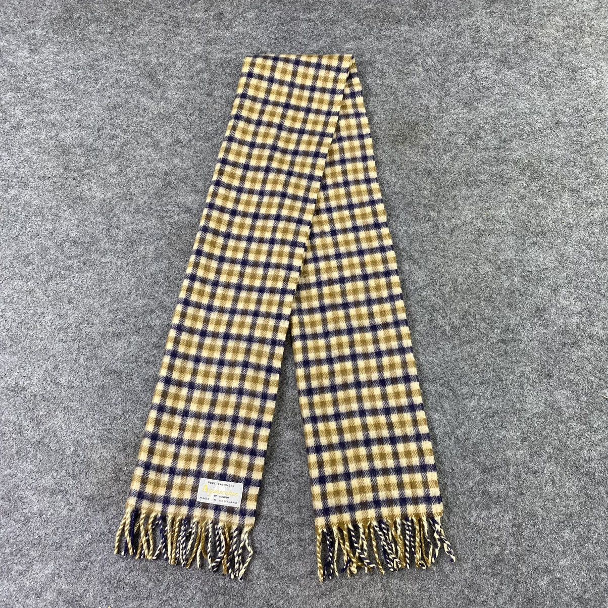 Aquascutum × Vintage Aquasqutum Cashmere Muffler / Scarf / Neckwear -K042 Size ONE SIZE - 2 Thumbnail
