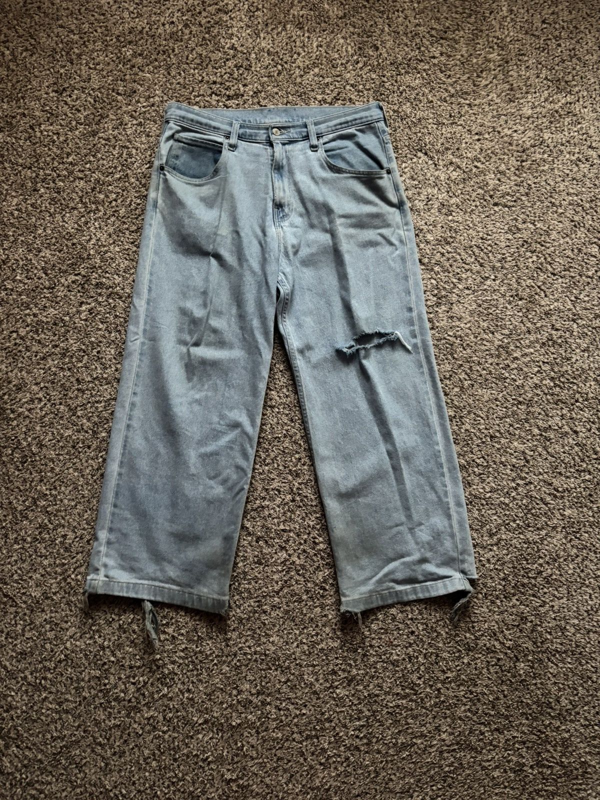 Carhartt Light blue denim Size US 32 / EU 48 - 1 Thumbnail