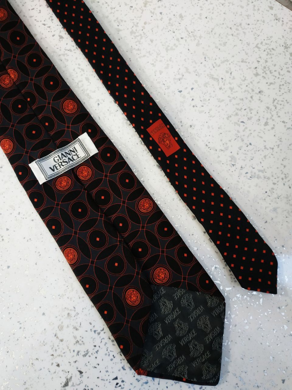 Versace Vintage Gianni Versace Monogram Silk Tie Size ONE SIZE - 1 Thumbnail