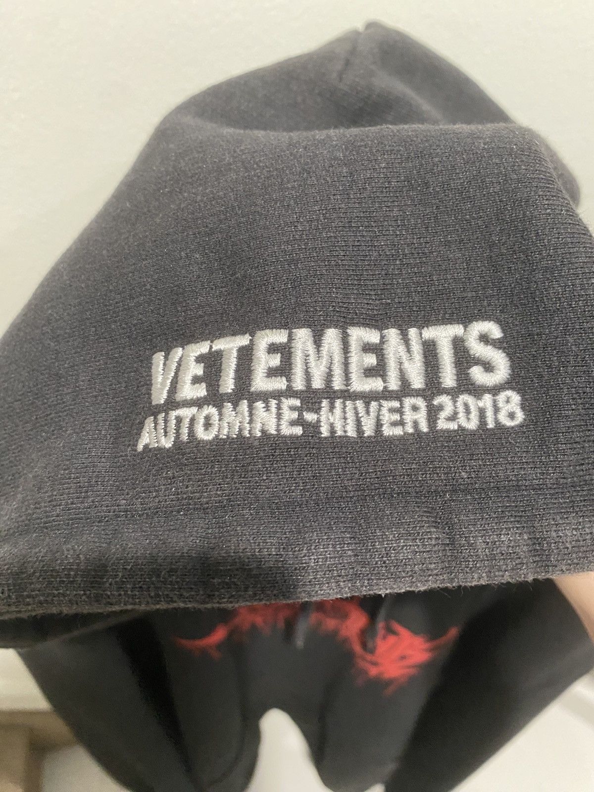 Vetements Vetements FW18 Heavy Metal Tour Hoodie Size US M / EU 48-50 / 2 - 3 Thumbnail