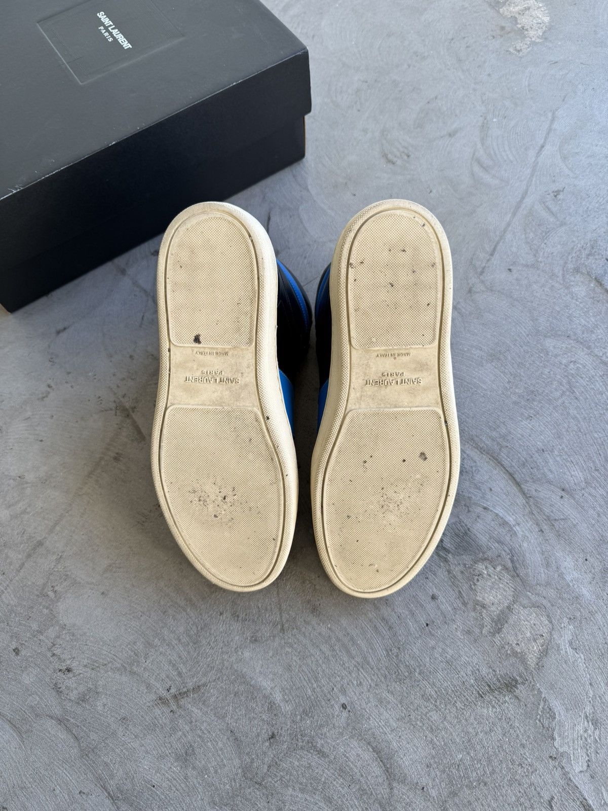 Yves Saint Laurent Saint Laurent SL-10 High Top Sneaker Sz. 41.5 Size US 8.5 / EU 41-42 - 4 Thumbnail