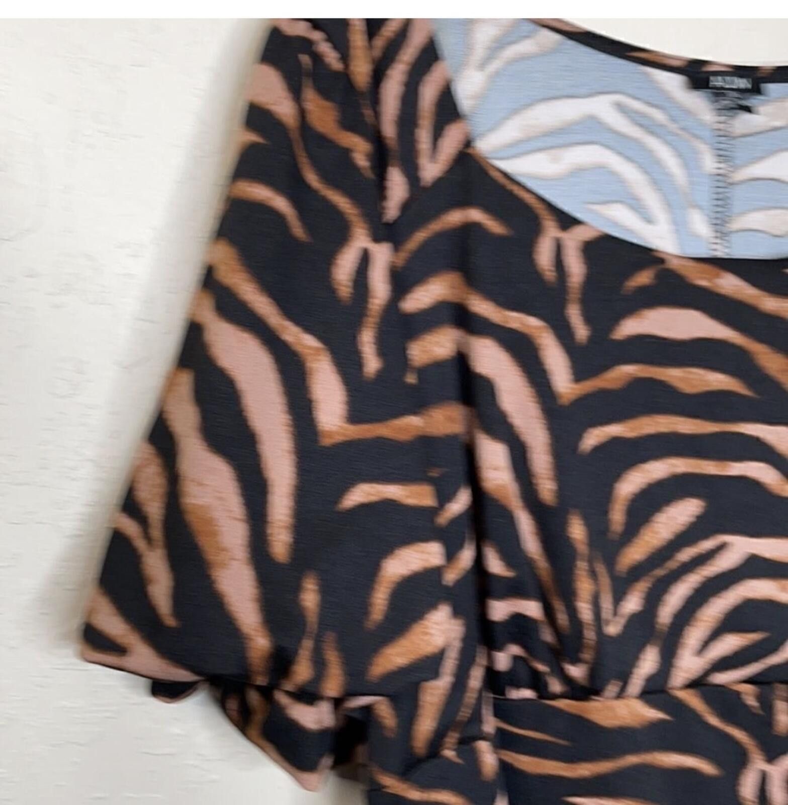 Other A.U.W leopard print blouse Size XXL / US 16-18 / IT 52-54 - 3 Thumbnail